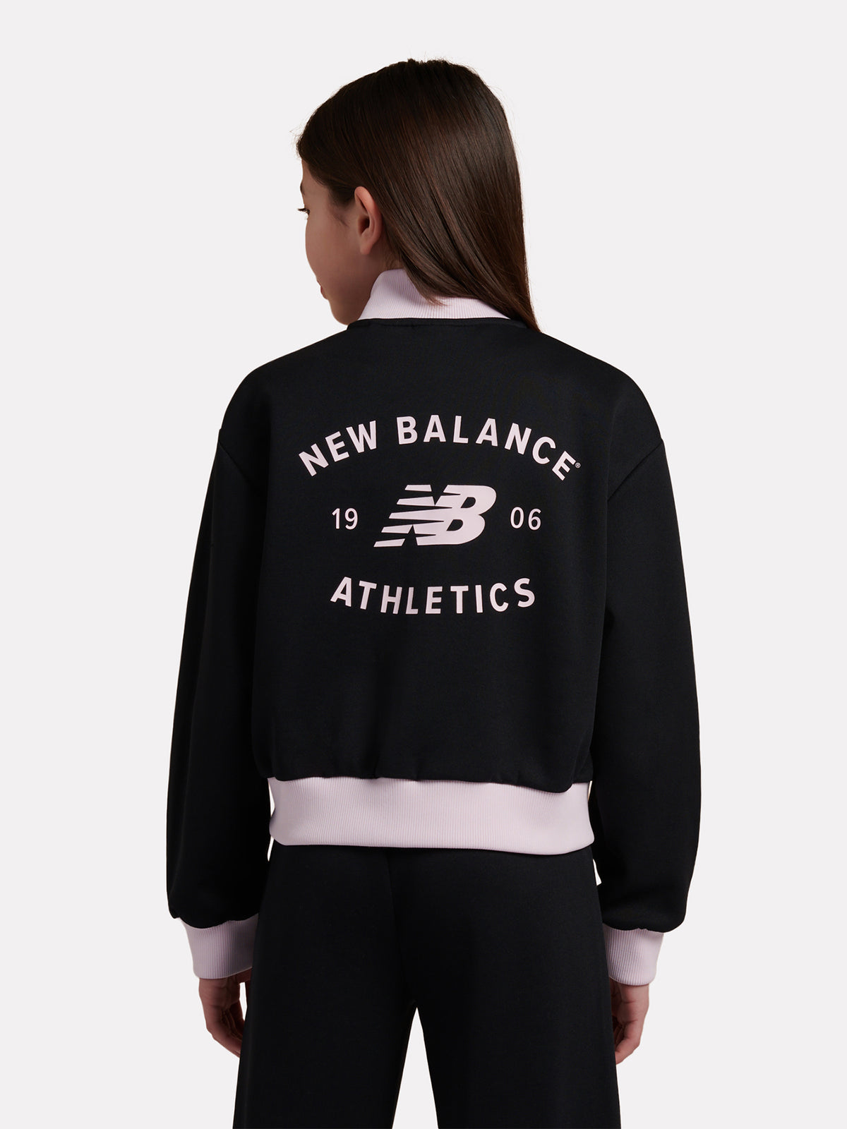 Girls' Athletics Varsity Track Jacket - Caviar