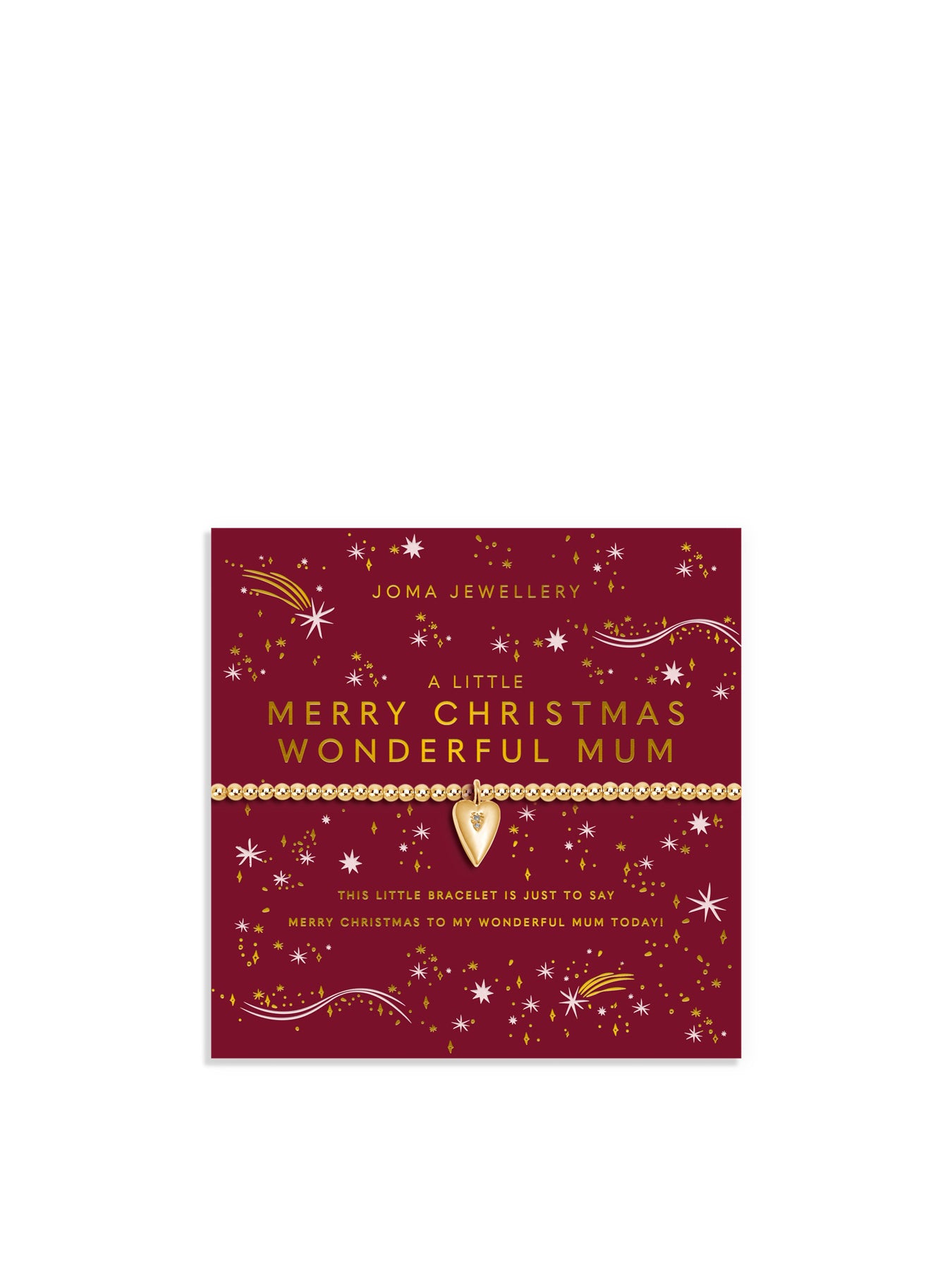 Merry Christmas Wonderful Mum Bracelet