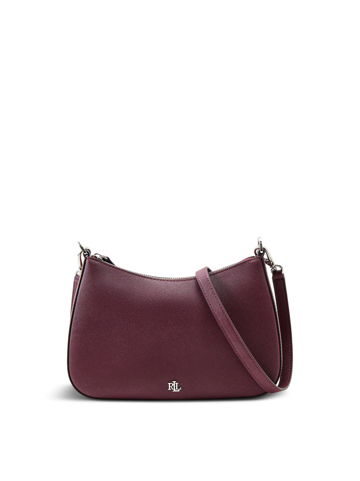 Leather Danni 26 Medium Shoulder Bag - Dark Garnet
