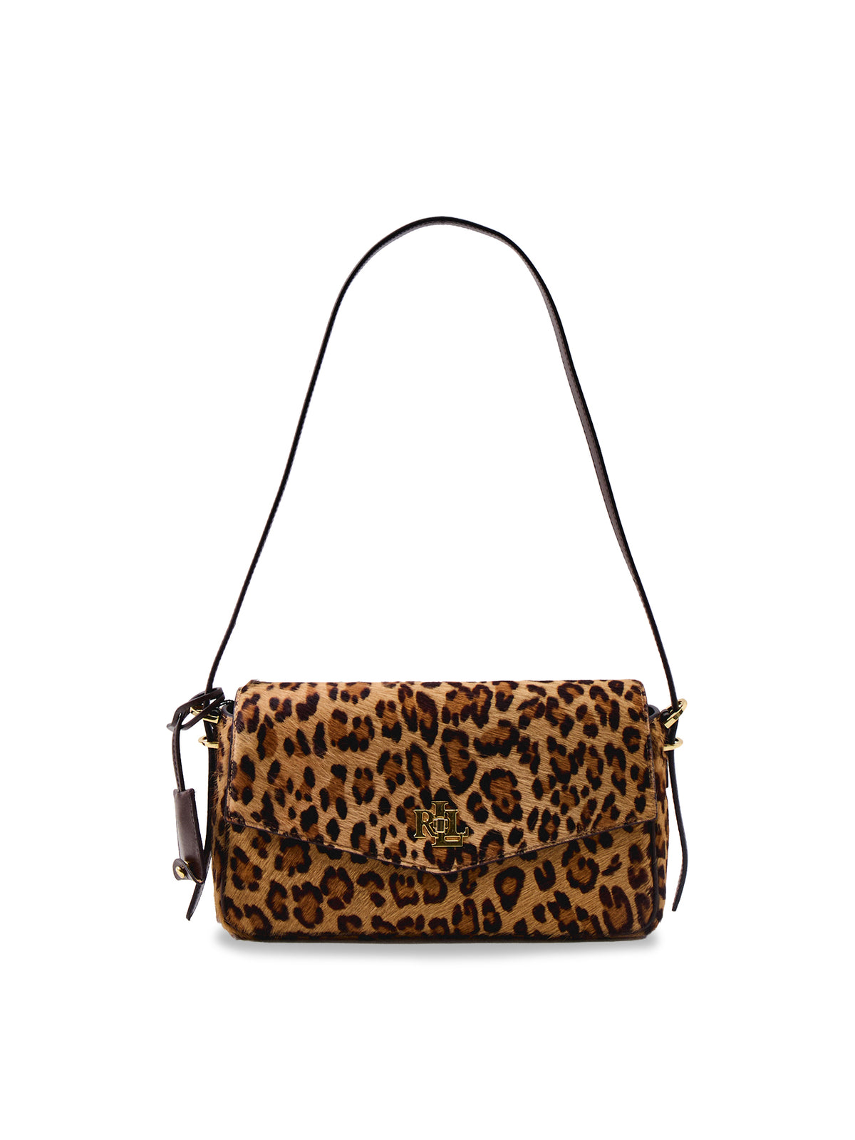 Women's Farh Medium Leather Leopard Shoulder Bag