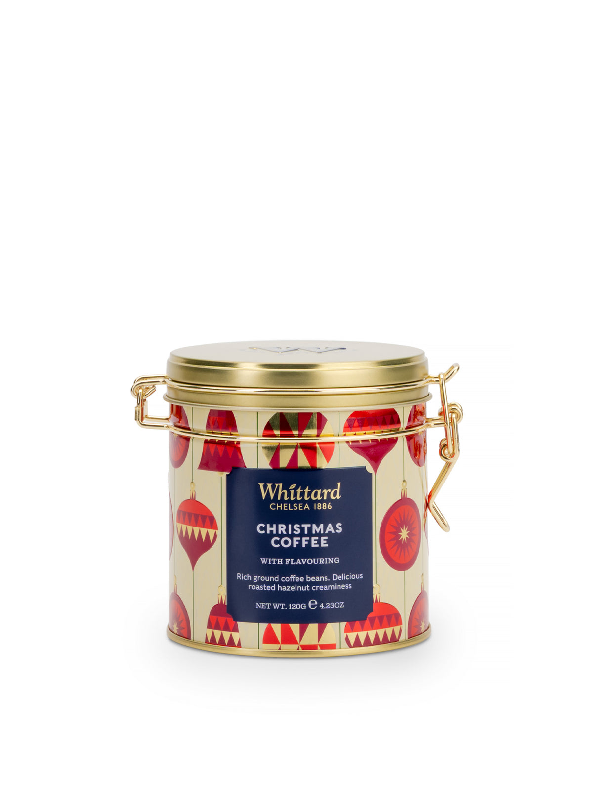 Christmas Coffee Clip Top Tin 75g
