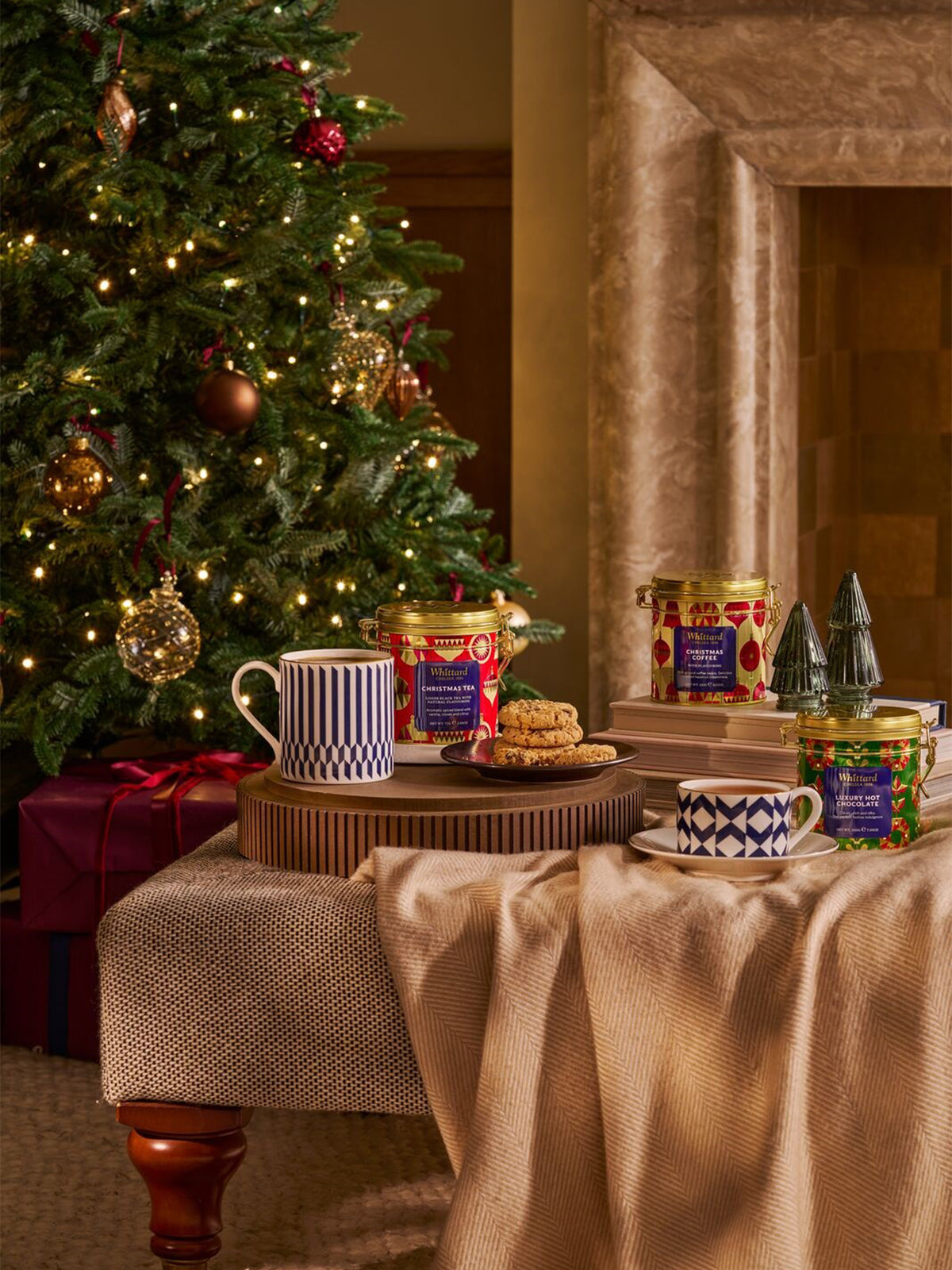 Christmas Coffee Clip Top Tin 75g