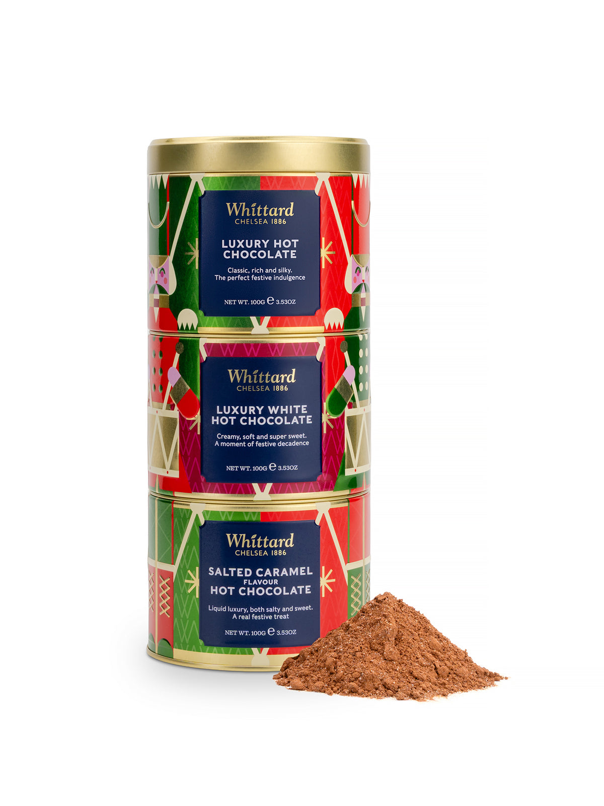 Hot Chocolate Stacking Tin 300g
