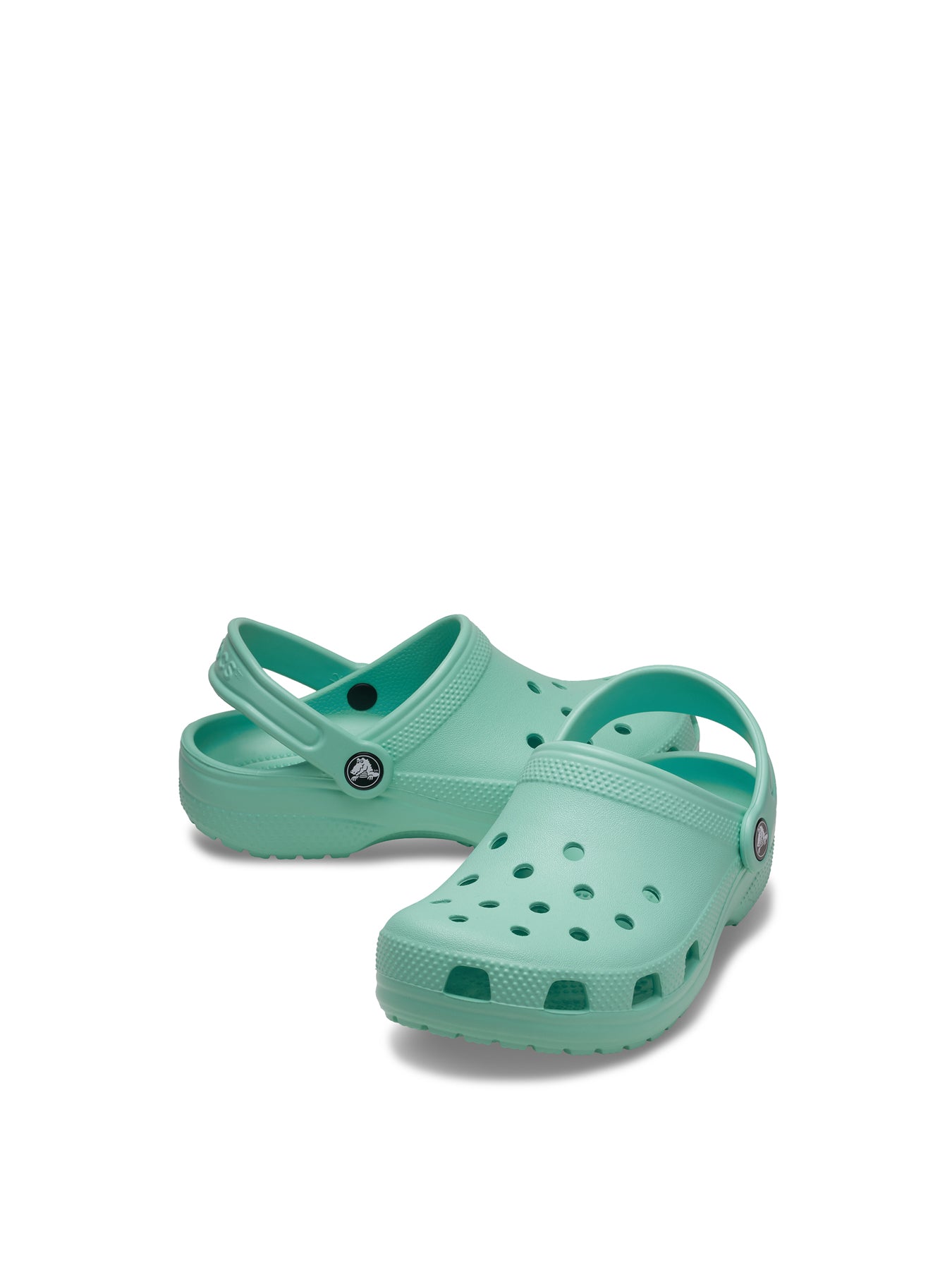 Kids' Classic EVA Clogs In Retro Green