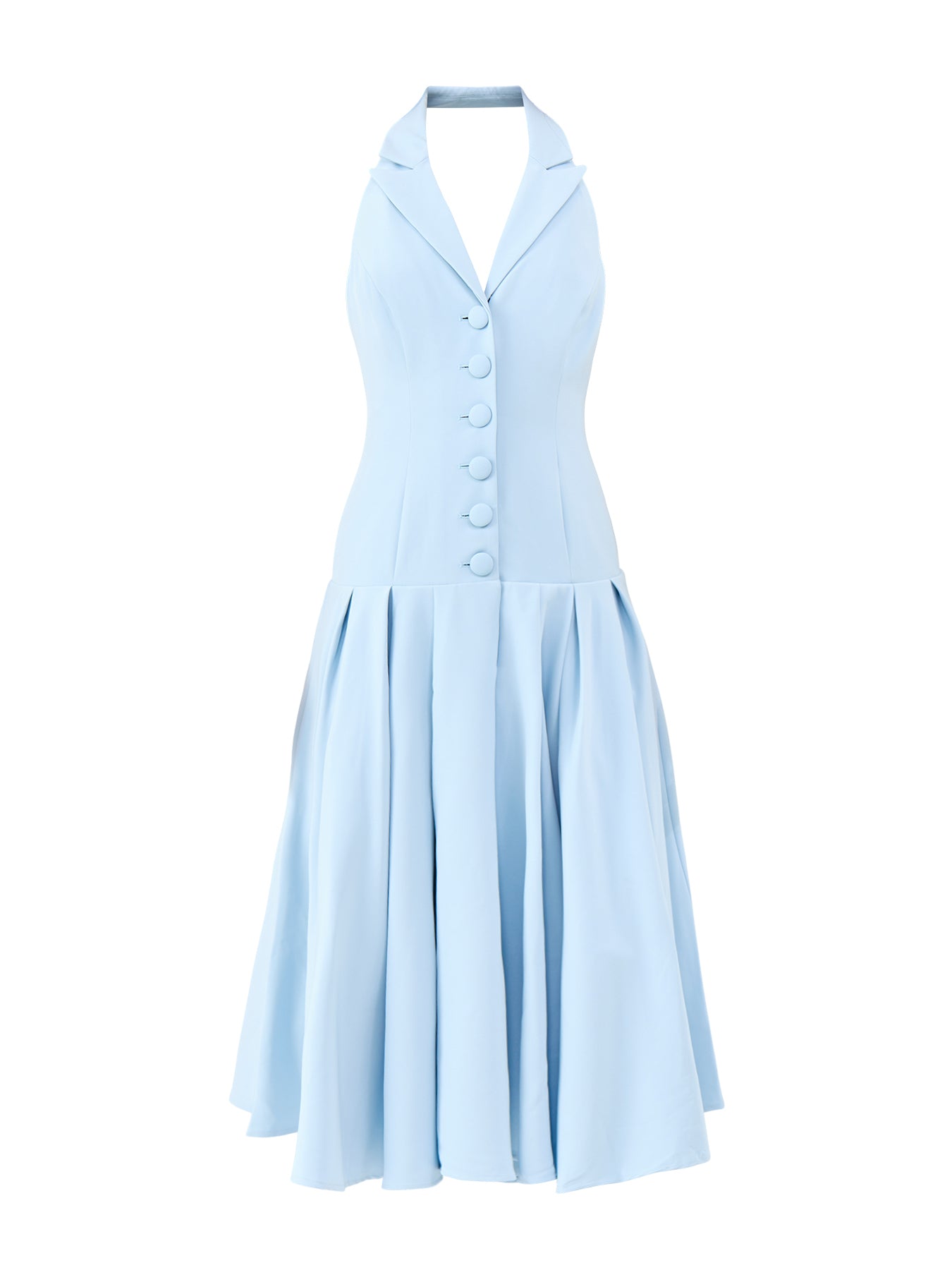 Elise Midi Dress Blue