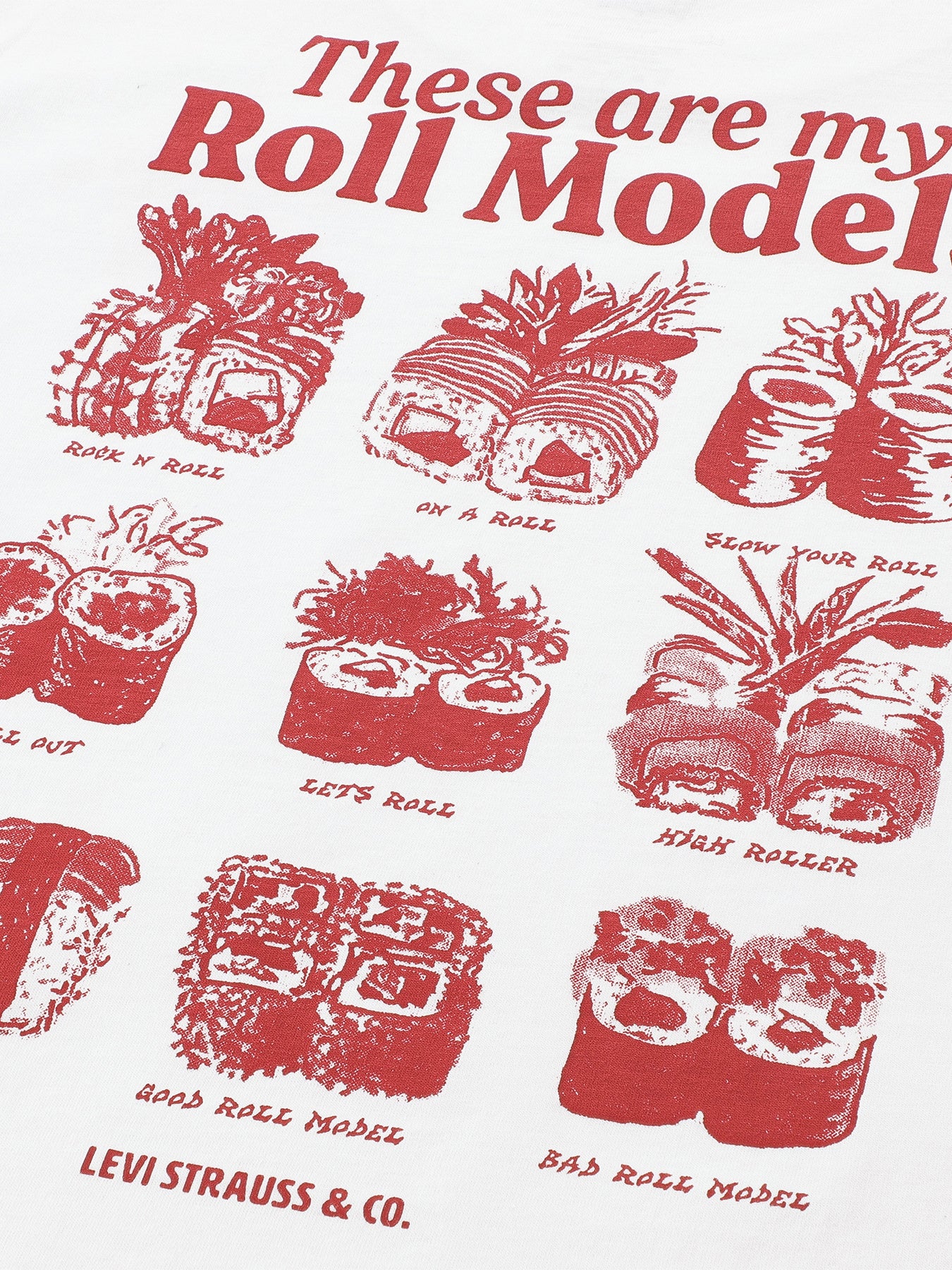 Boys Roll Models T-Shirt White