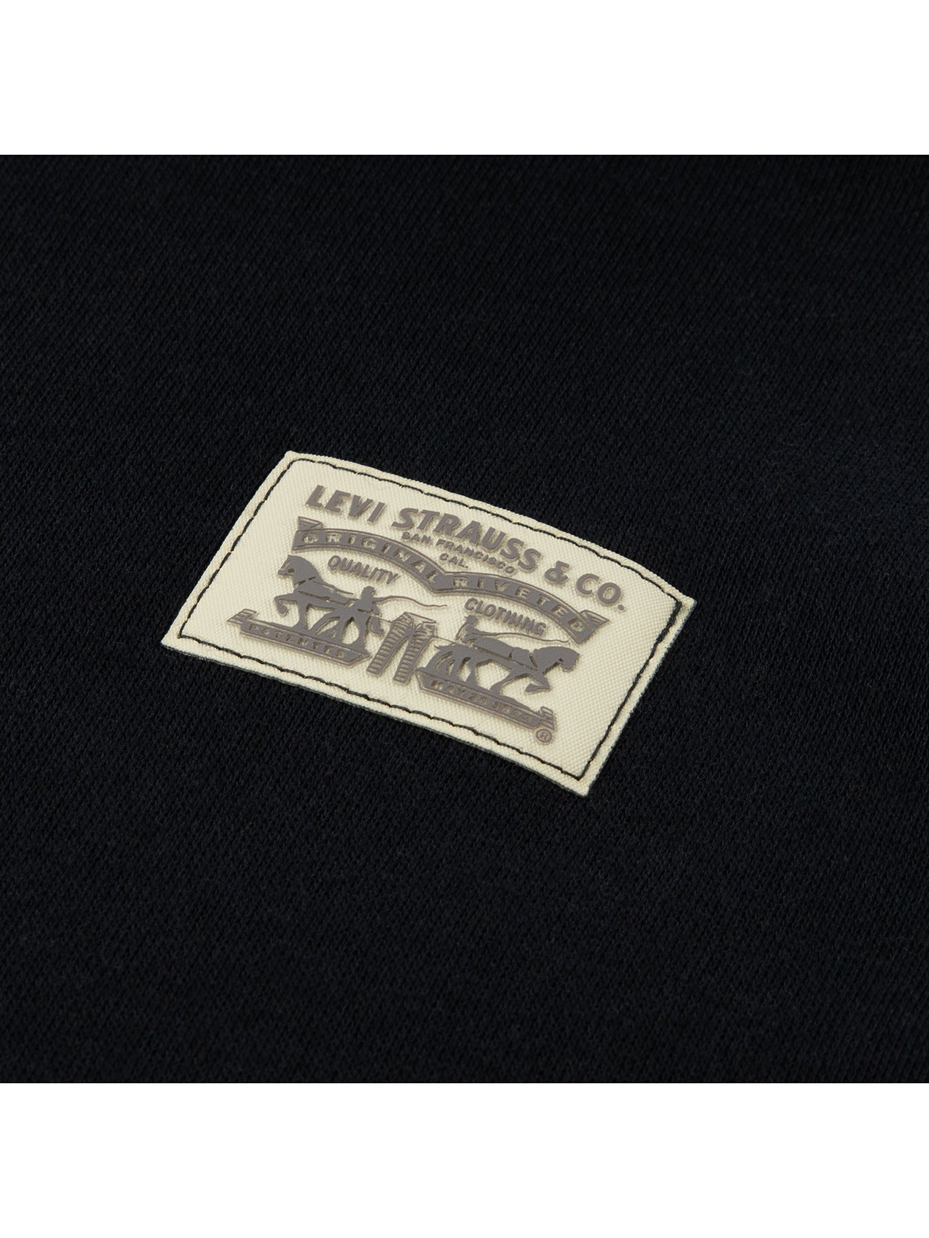 Boys Sleeve Hit Hoodie Black