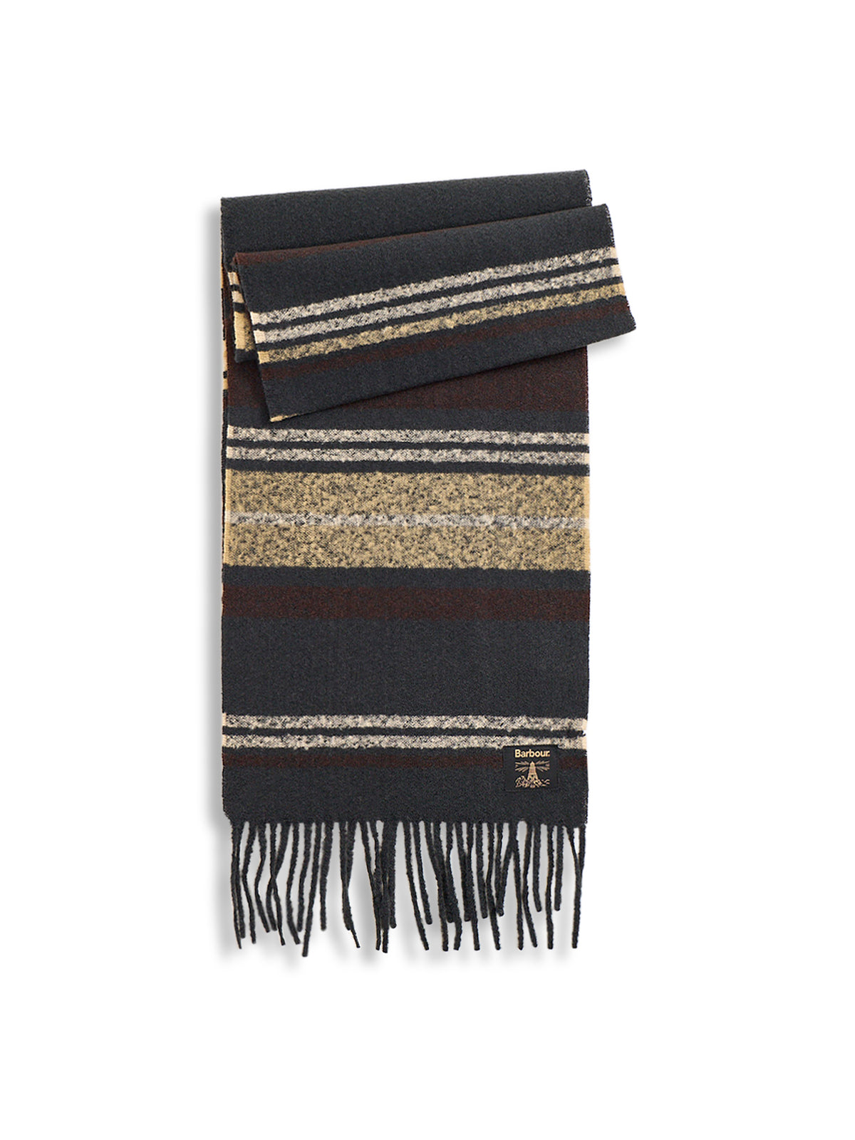 Alston Stripe Scarf - Birchwood Mix Tartan