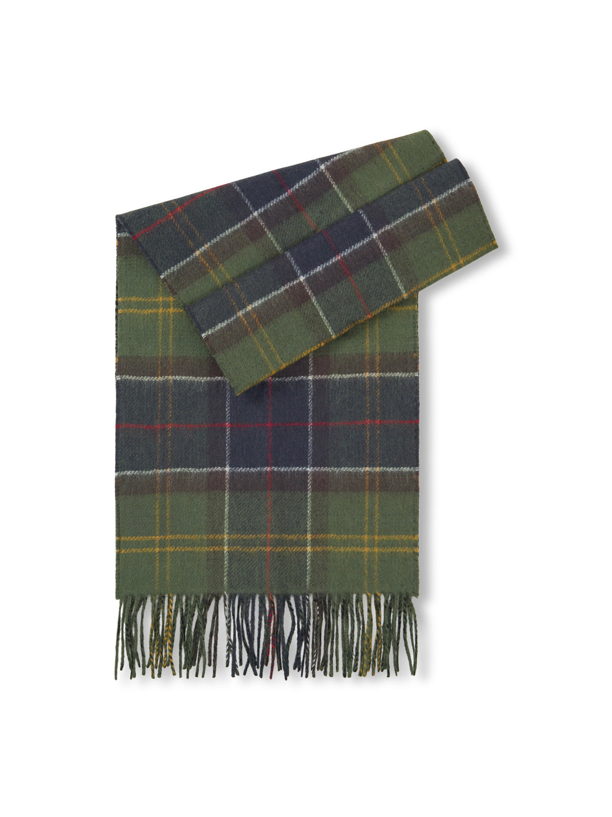 Wool Dramside Reversible Scarf - Classic Tartan