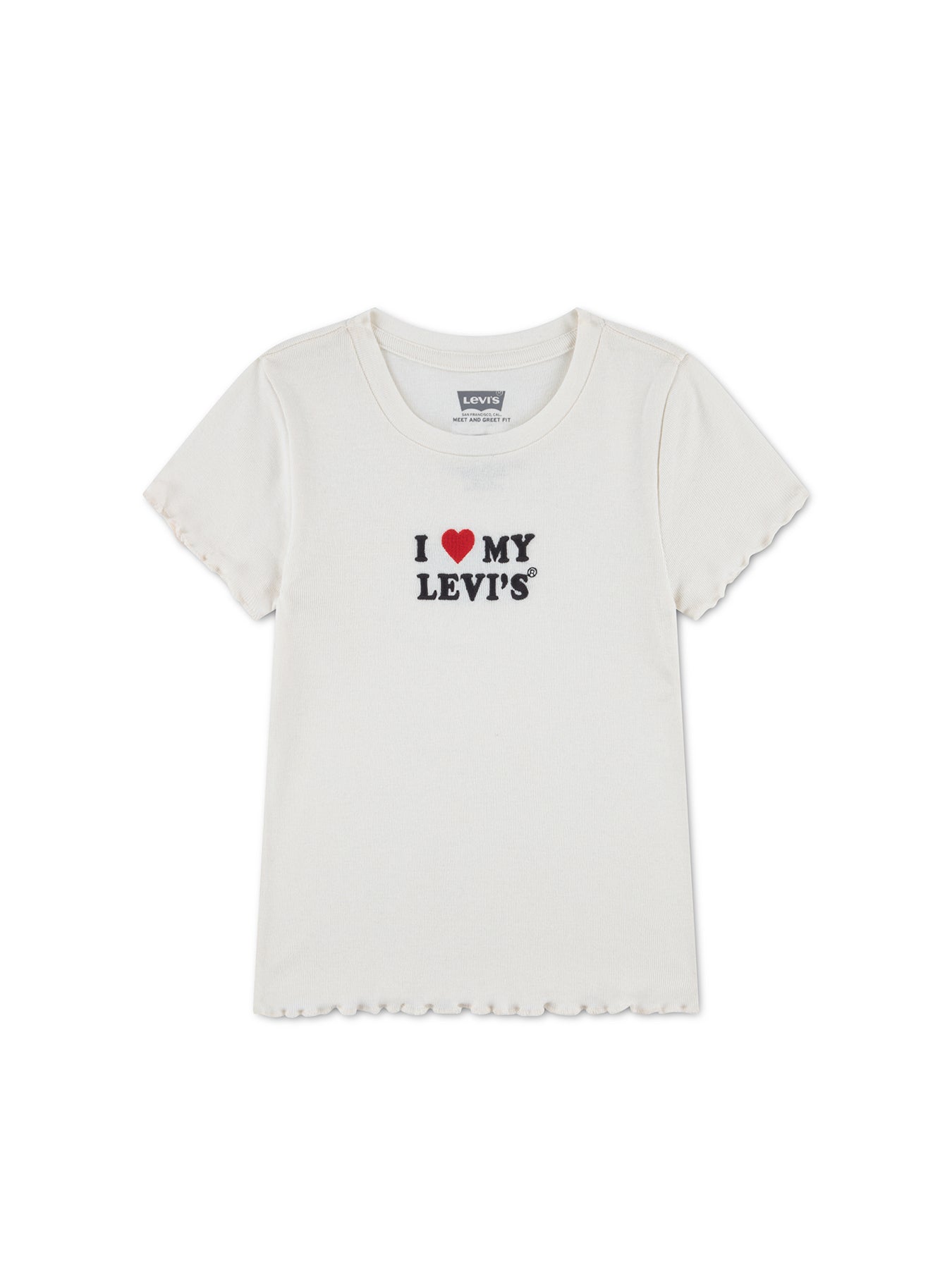 I Heart My Levi's Cotton-Blend T-Shirt White