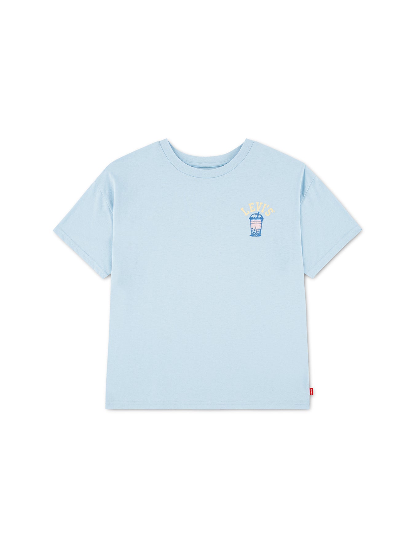 Boba Oversized Cotton-Blend T-Shirt Blue