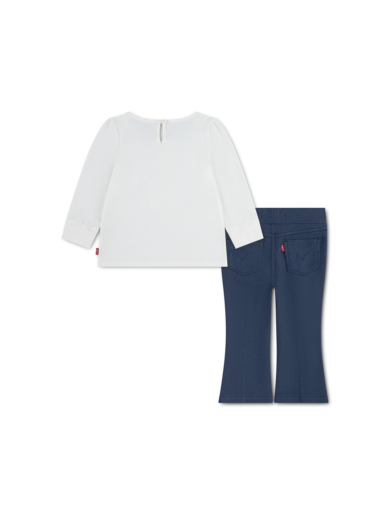 Baby Levi's Graphic Long Sleeve Top And Knit Bottom Set