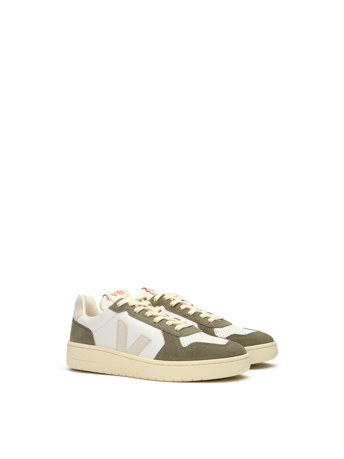 V-82 Leather Trainers White