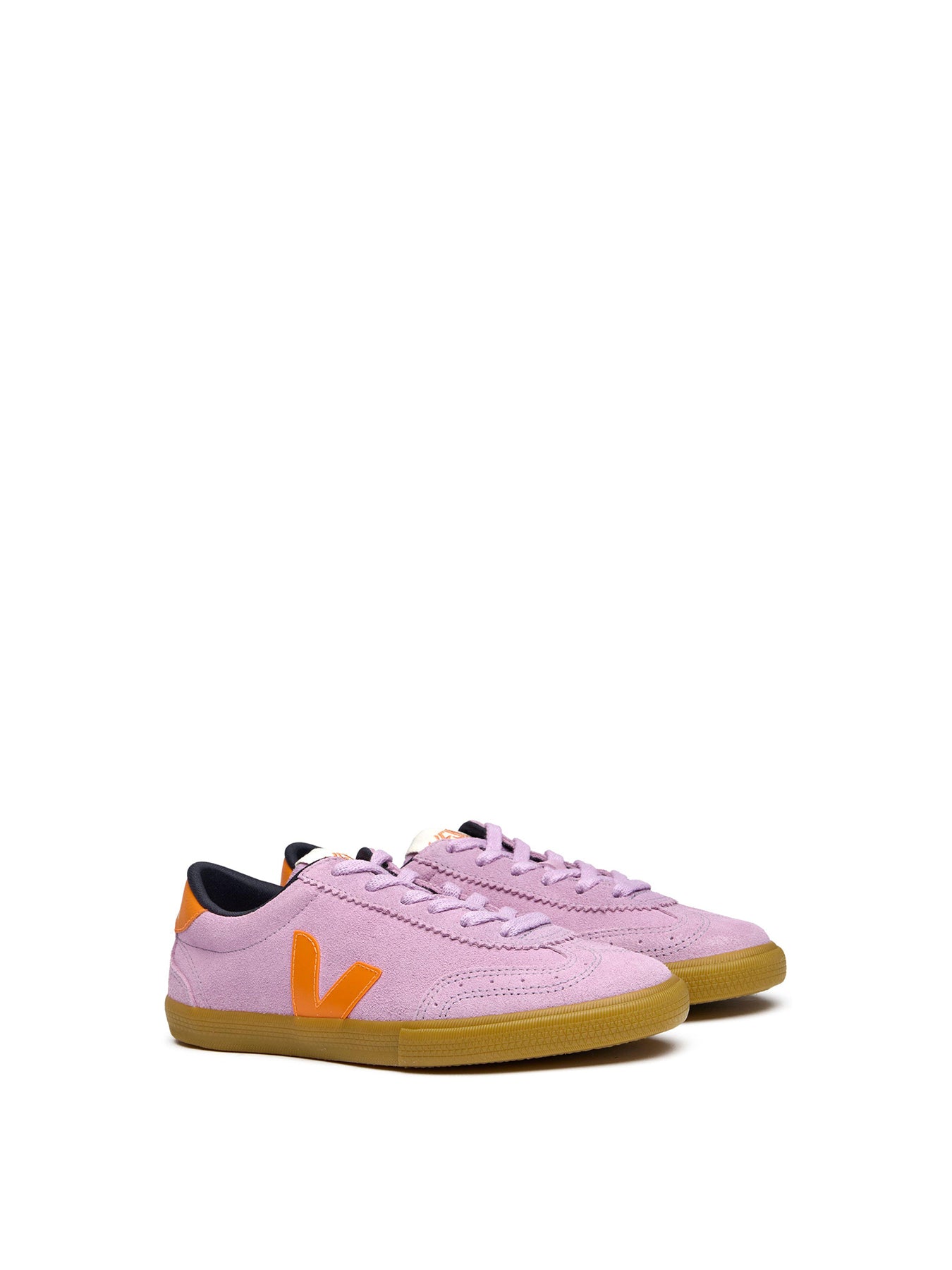 Volley Suede Trainers Purple