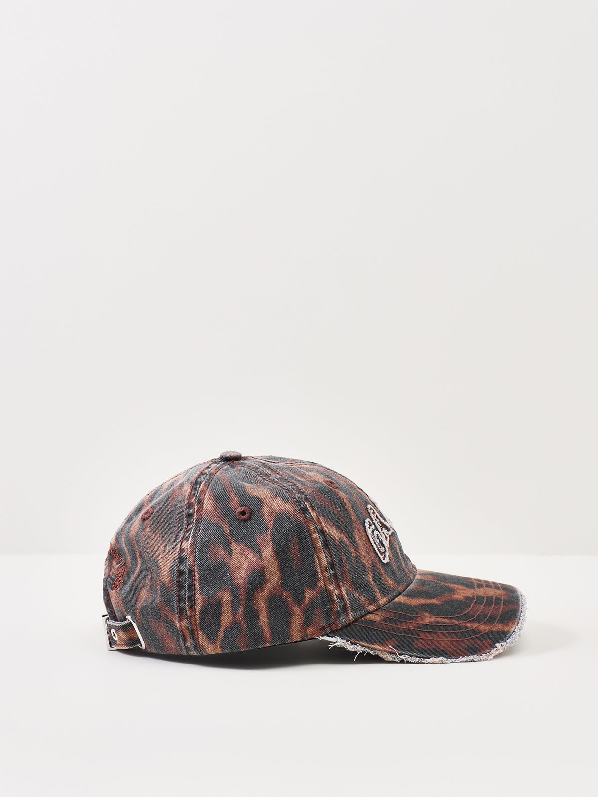 Organic Cotton Ocelot Leopard Cap - Rawhide