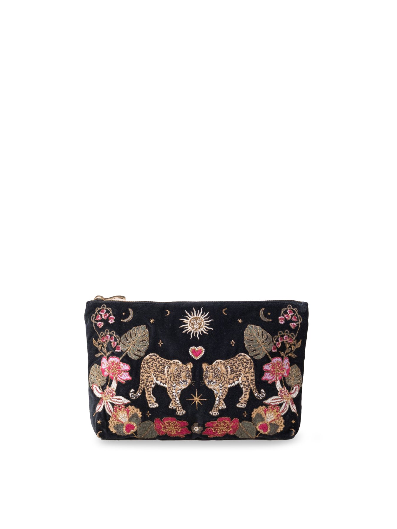 Celestial Leopard Everyday Pouch Black