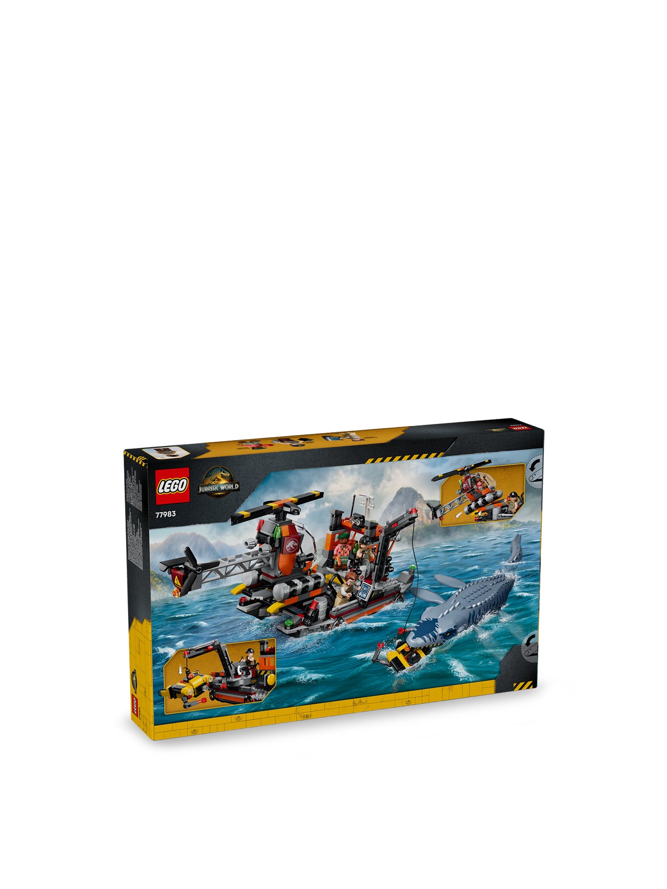 LEGO Mosasaurus Dinosaur Boat Attack