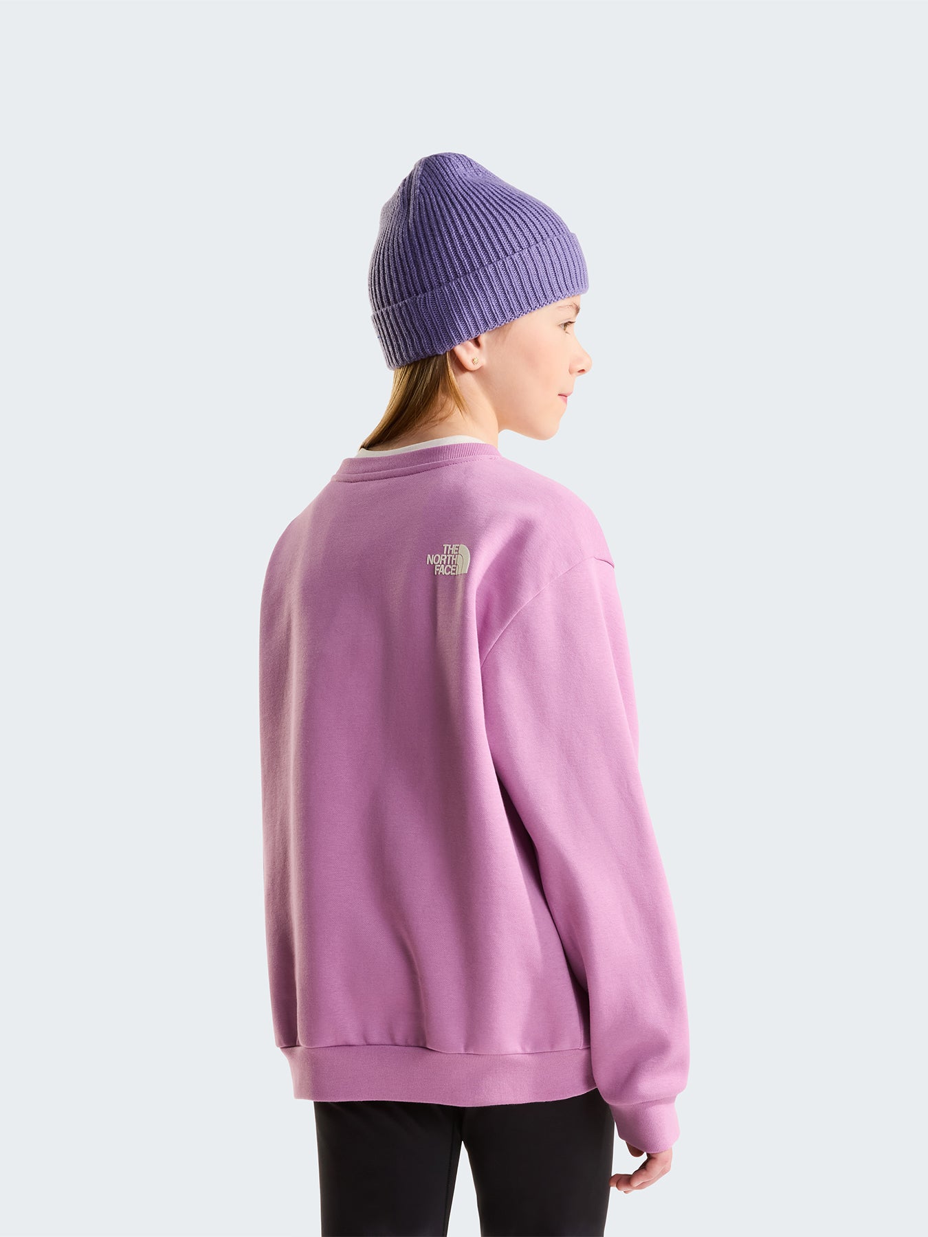 Girls Chalbi Relaxed Graphic Sweatshirt Pink
