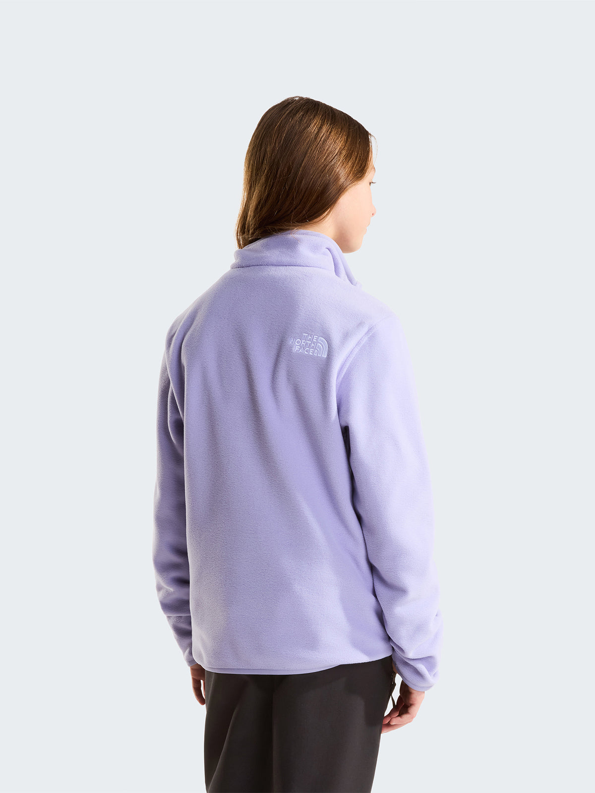 Teen Glacier Quarter-Zip Fleece Pullover - Pale Plum