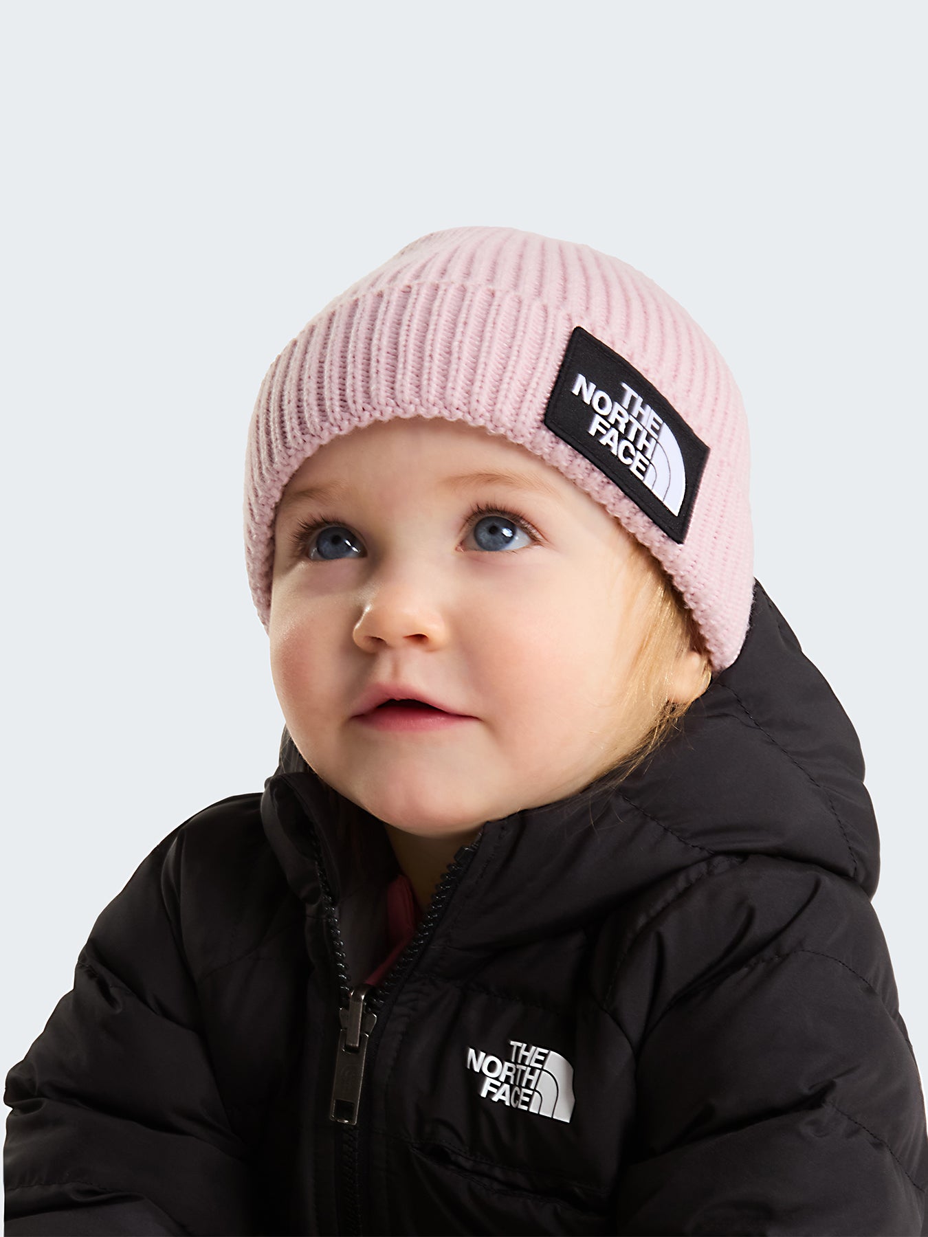 Baby Logo Box Beanie Pink