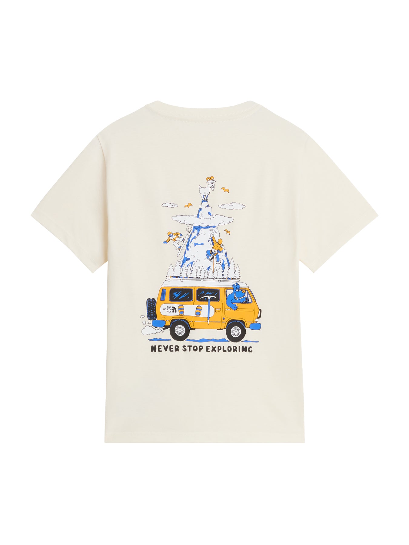 Kids' Outdoor Graphic T-Shirt White