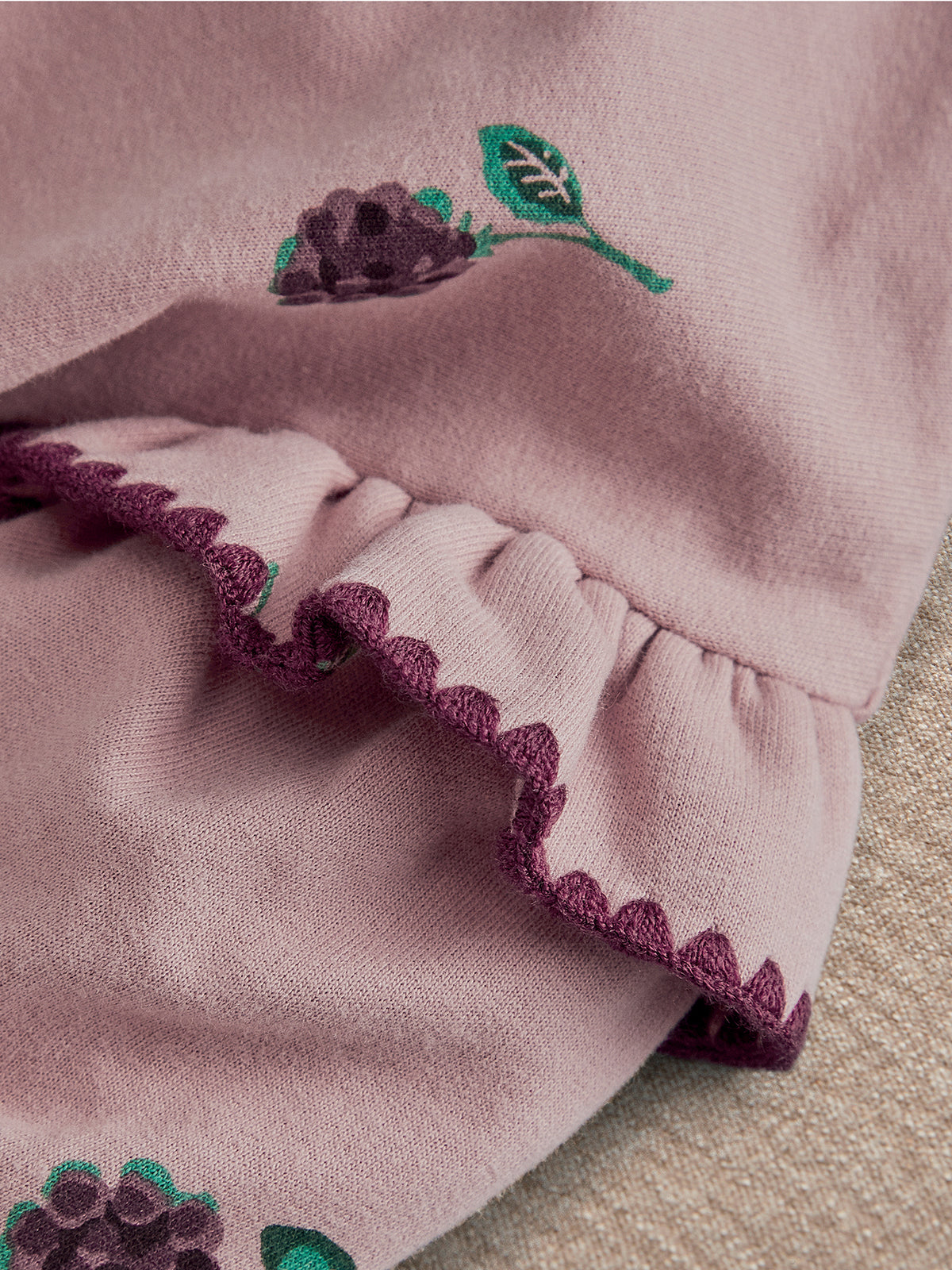 Baby Bramble Print Sweatshirt Pink