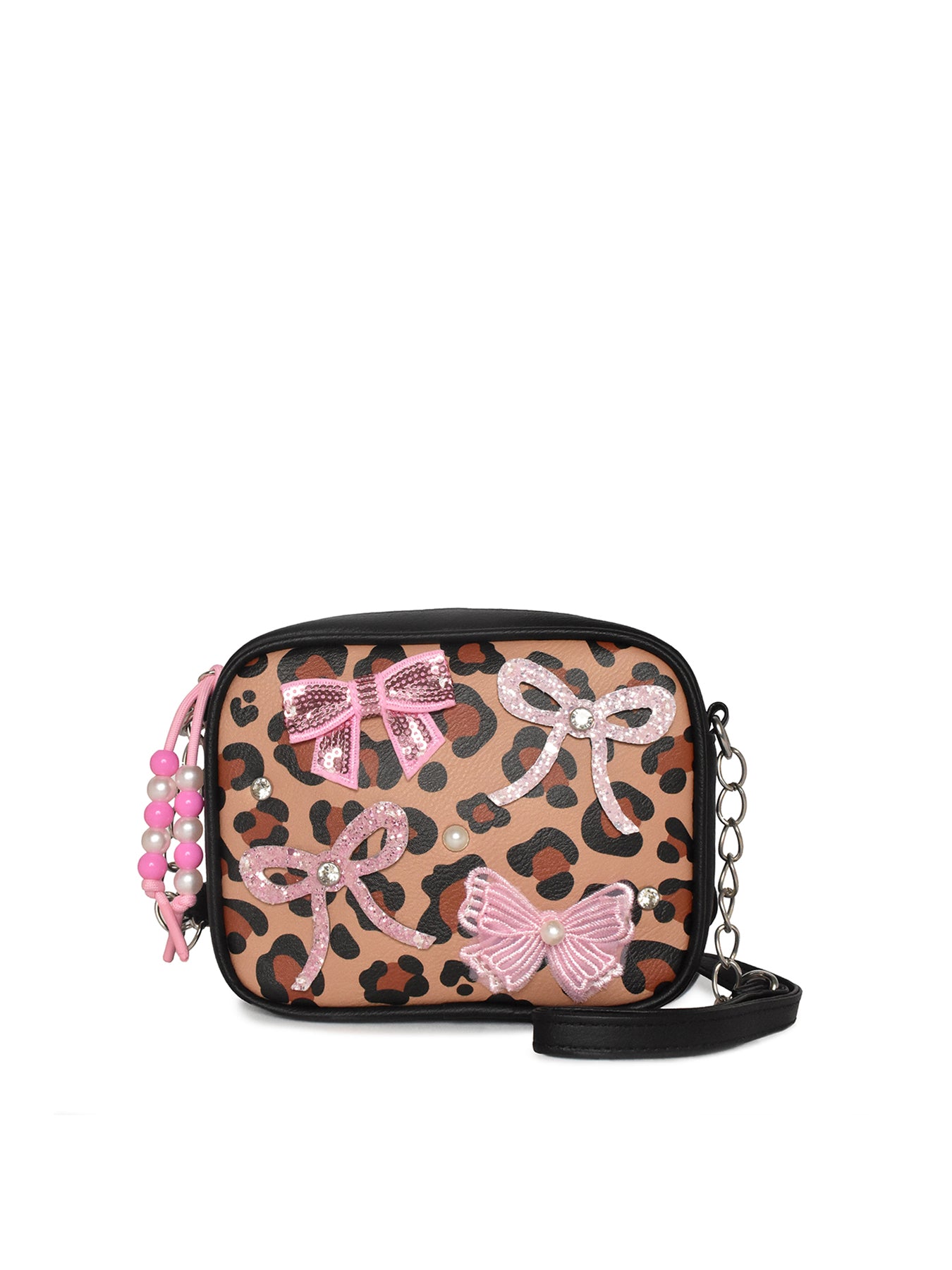 Kids' Leopard Rectangular Crossbody Bag Multi