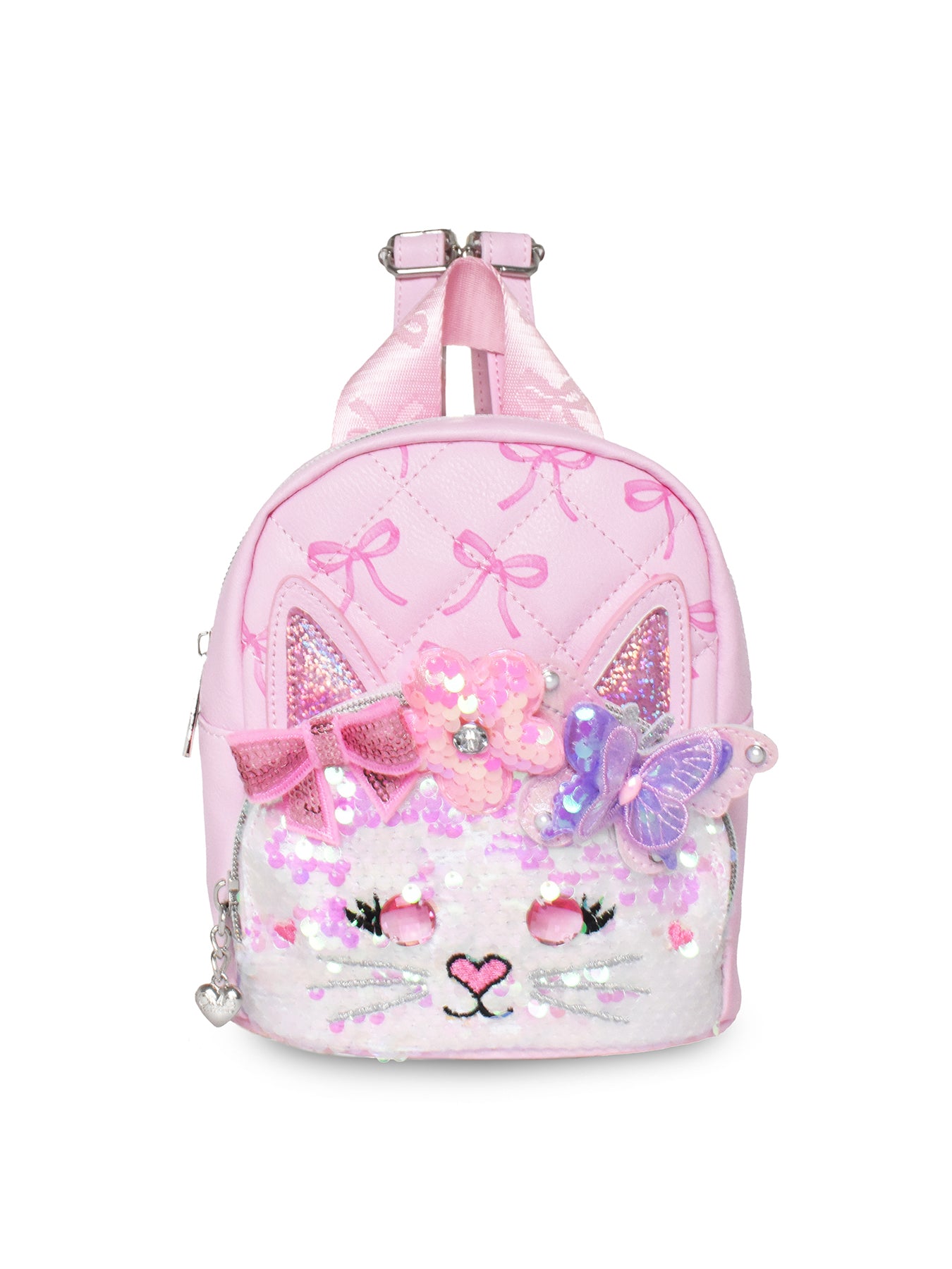 Kids' Bella Kitty Sequin Micro Mini Backpack Pink
