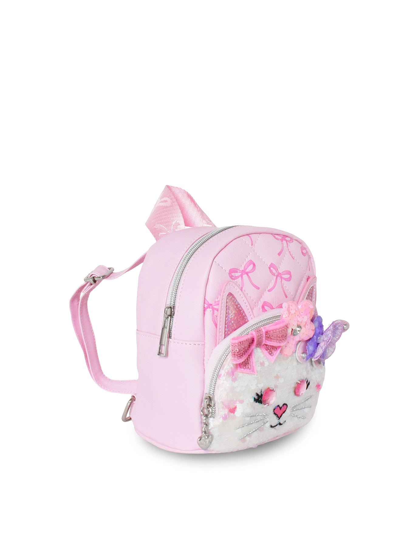 Kids' Bella Kitty Sequin Micro Mini Backpack Pink