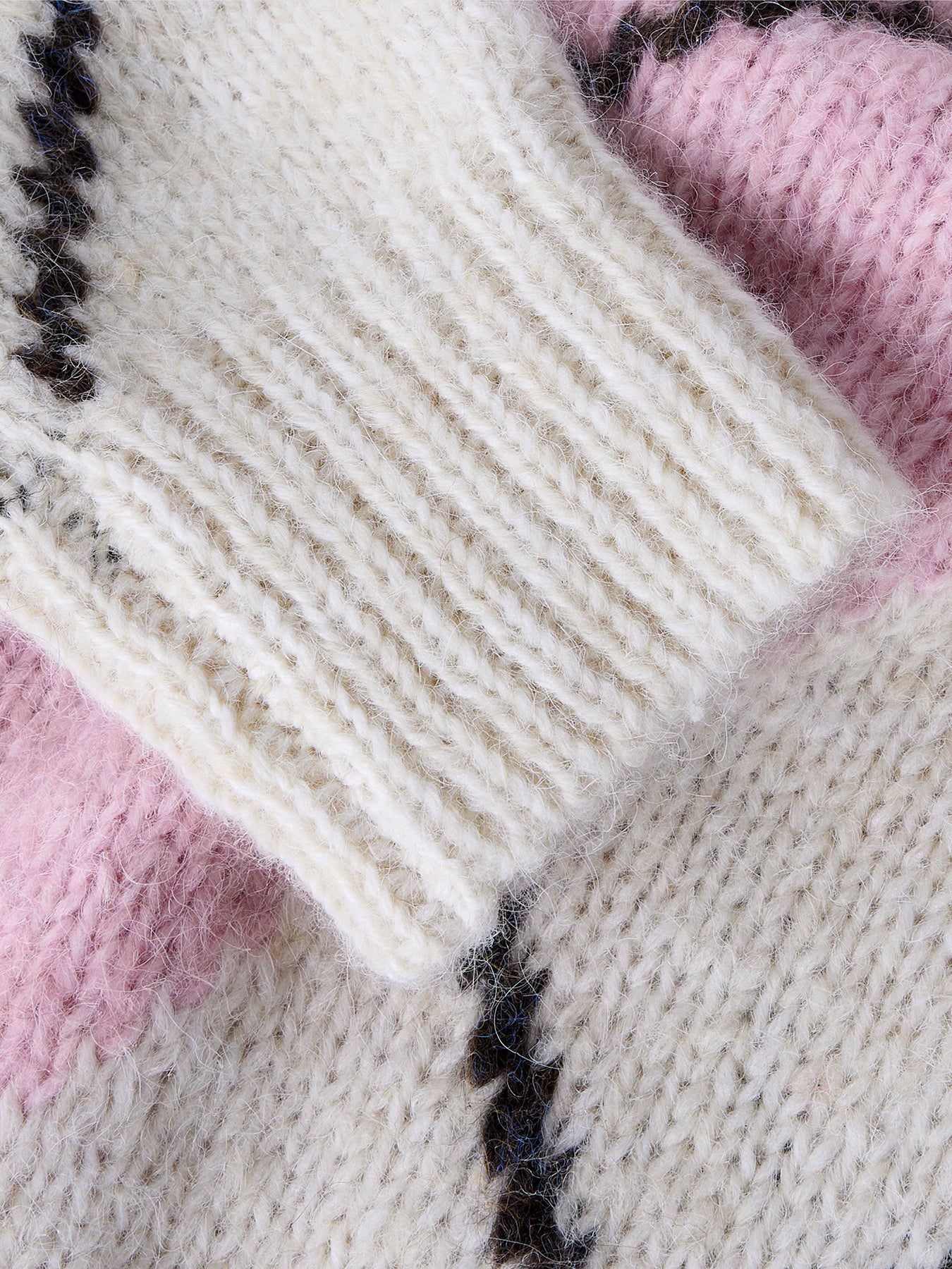 Noreen Recycled Polyester-Blend Knitted Jumper Cream