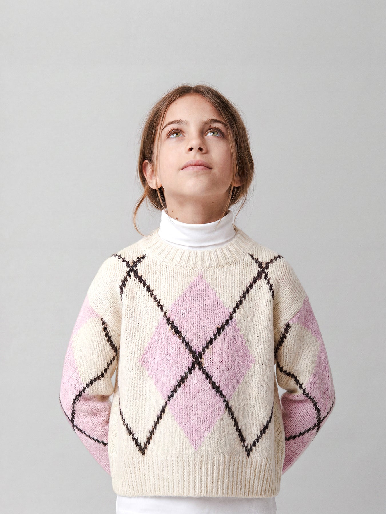 Noreen Recycled Polyester-Blend Knitted Jumper Cream