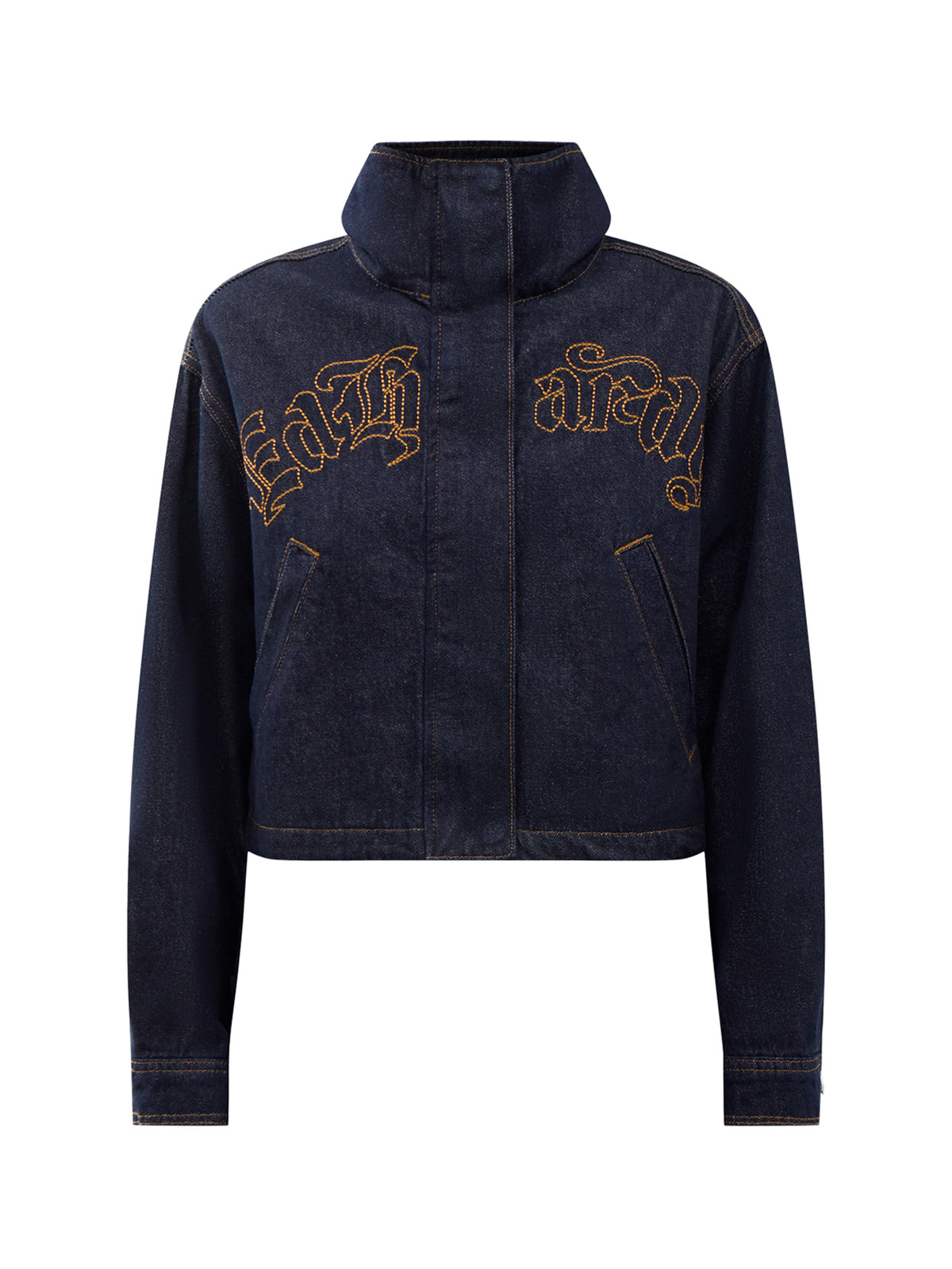 Flaming Chariot Cotton Denim Jacket