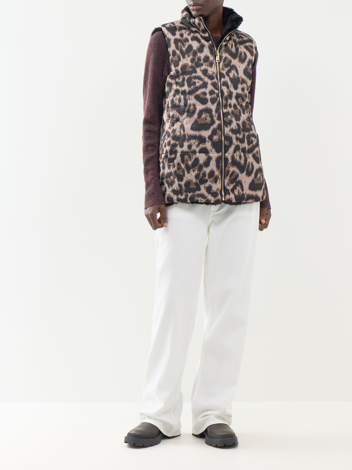 Leopard Reversible Faux Fur Gilet