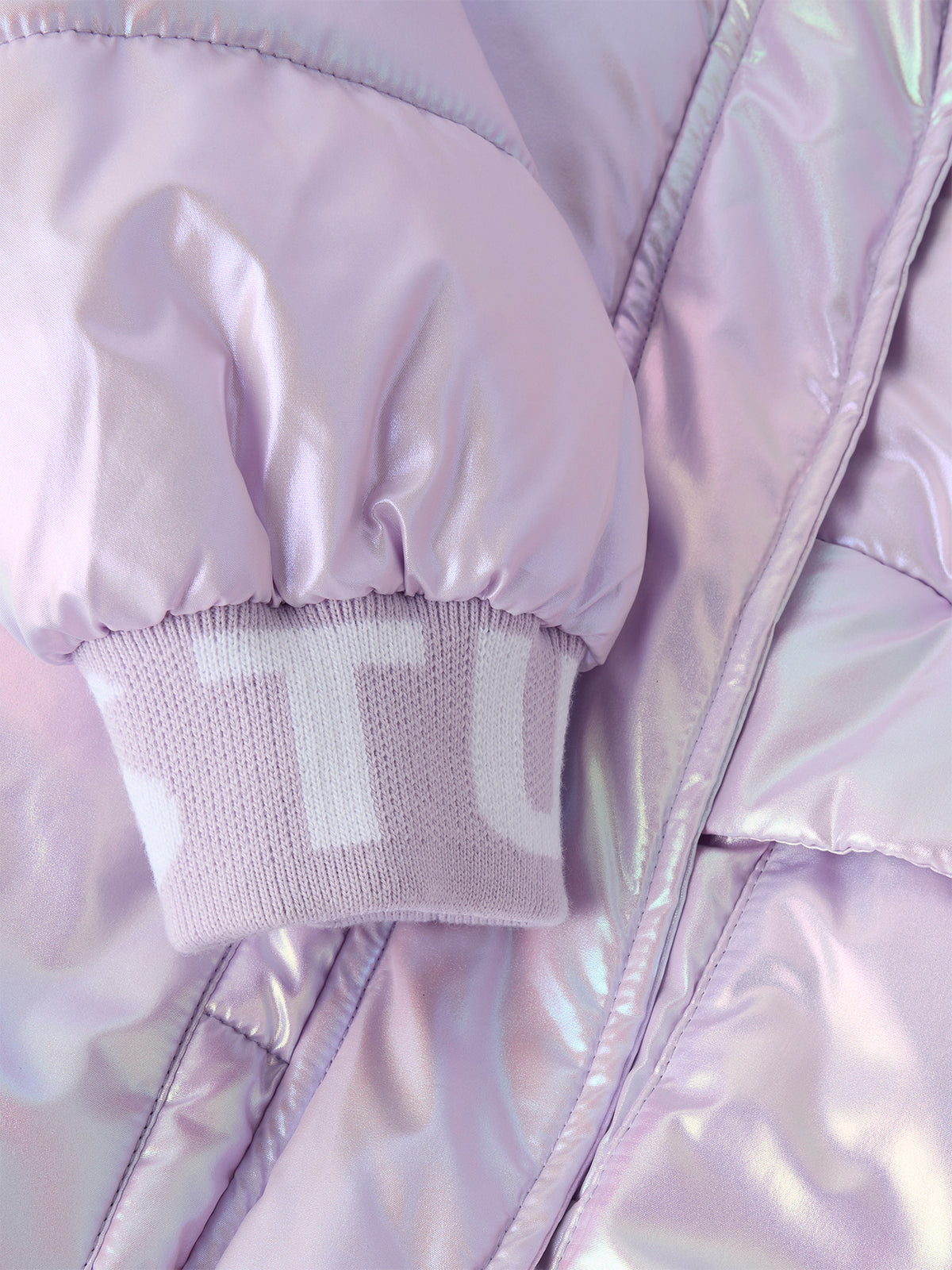 Girls' Malan Foil Puffer Jacket - Phalaenopsis