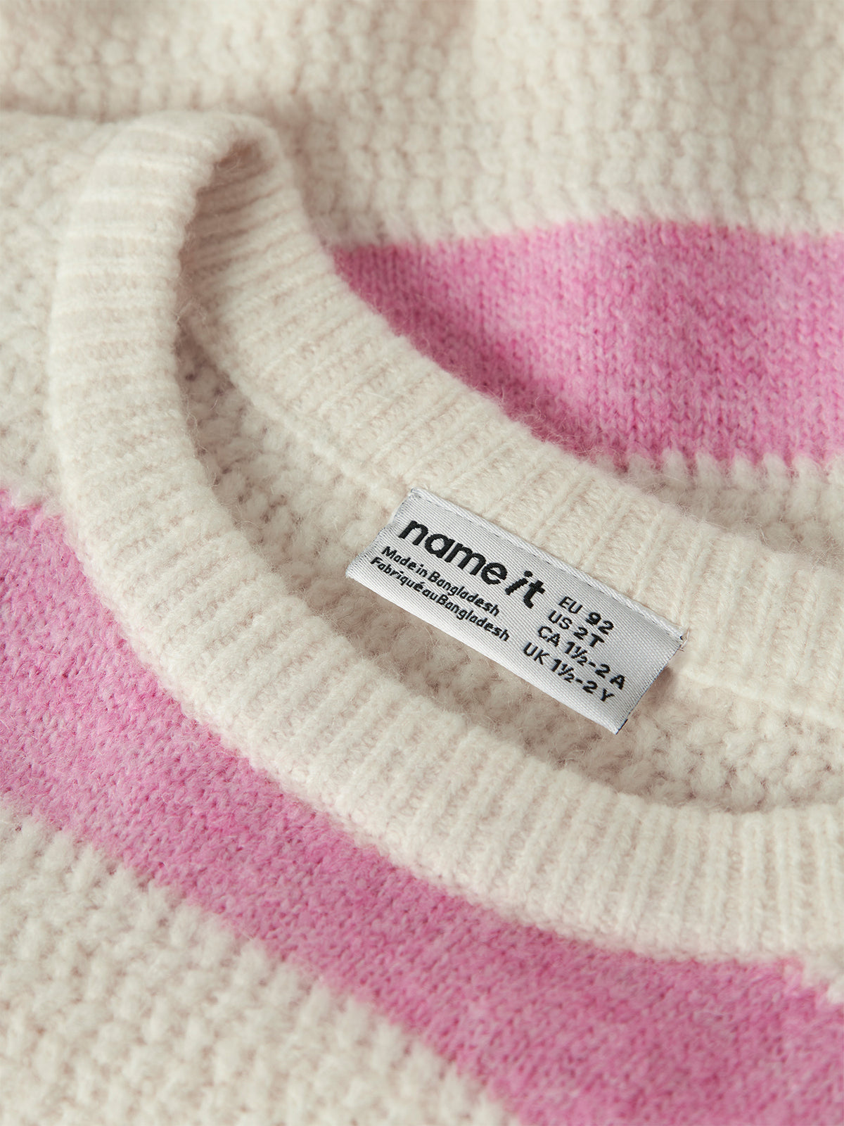 Girls' Nyla Long-Sleeved Knitted Jumper - Antique White