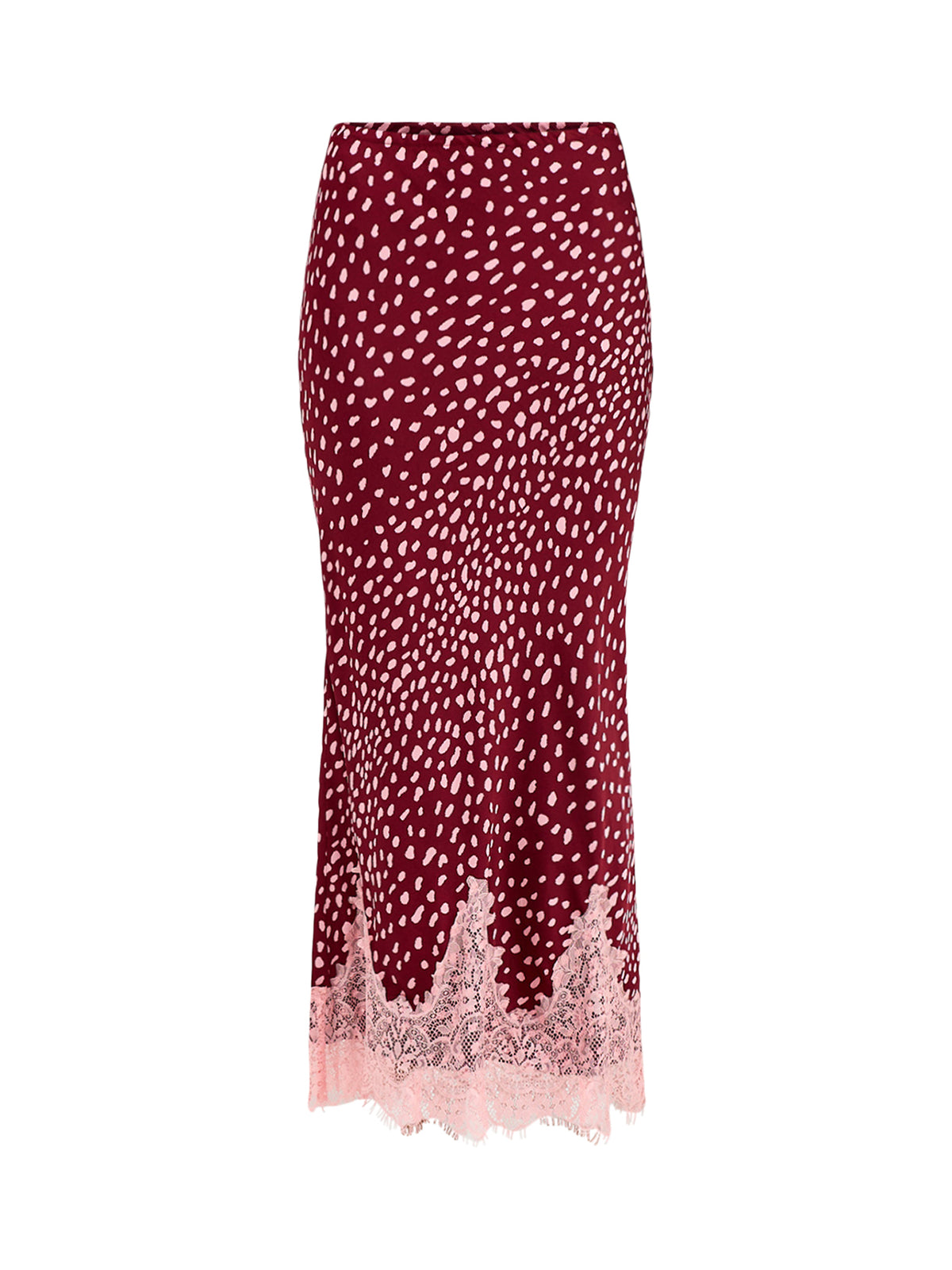 Burgundy Deer Maeva Skirt