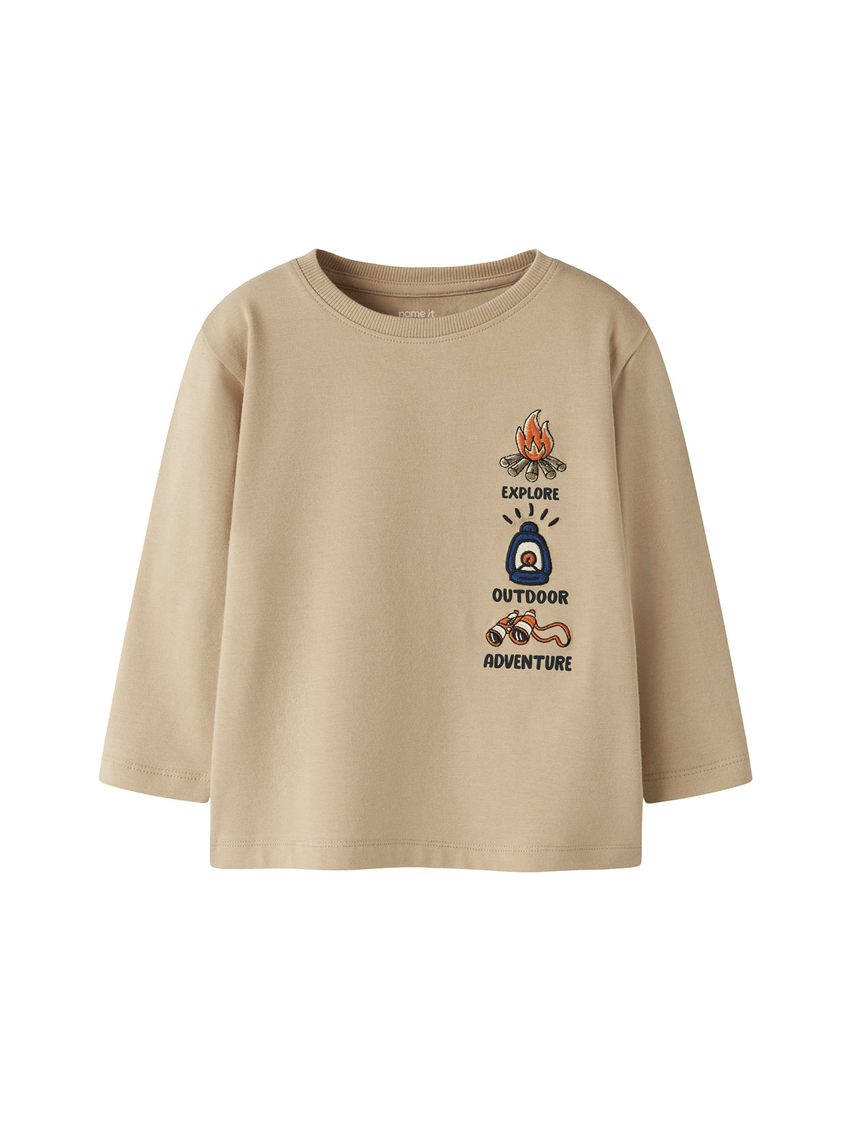 Organic & Recycled Cotton Osvaldi Long-Sleeved Boxy T-Shirt