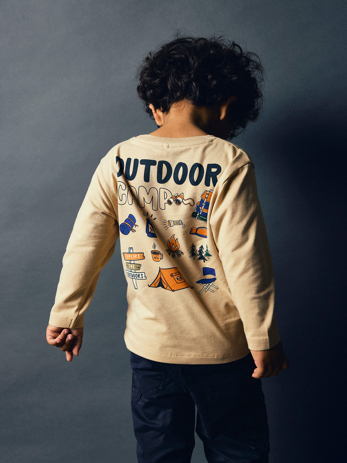 Organic & Recycled Cotton Osvaldi Long-Sleeved Boxy T-Shirt