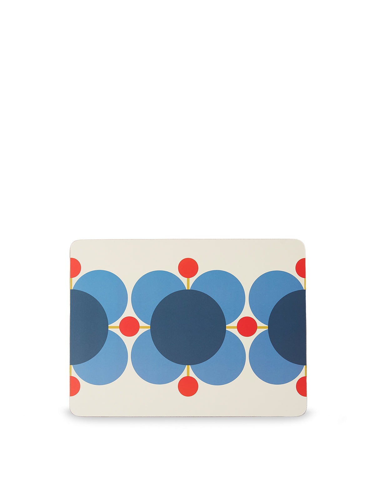 Atomic Flower Set of 6 Cork-Backed Placemats
