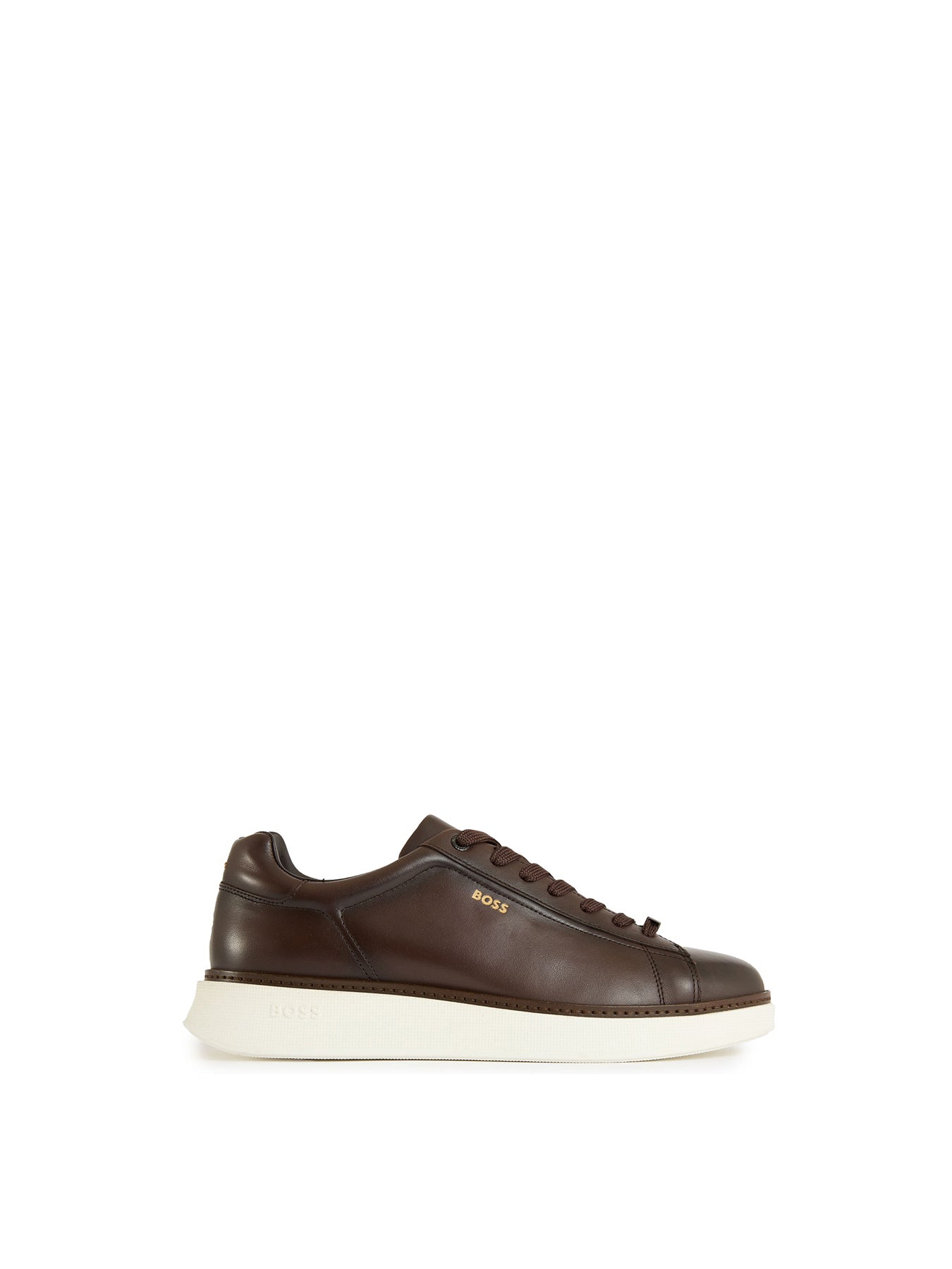 Bulton Runn Leather-Inspired Trainers - Brown