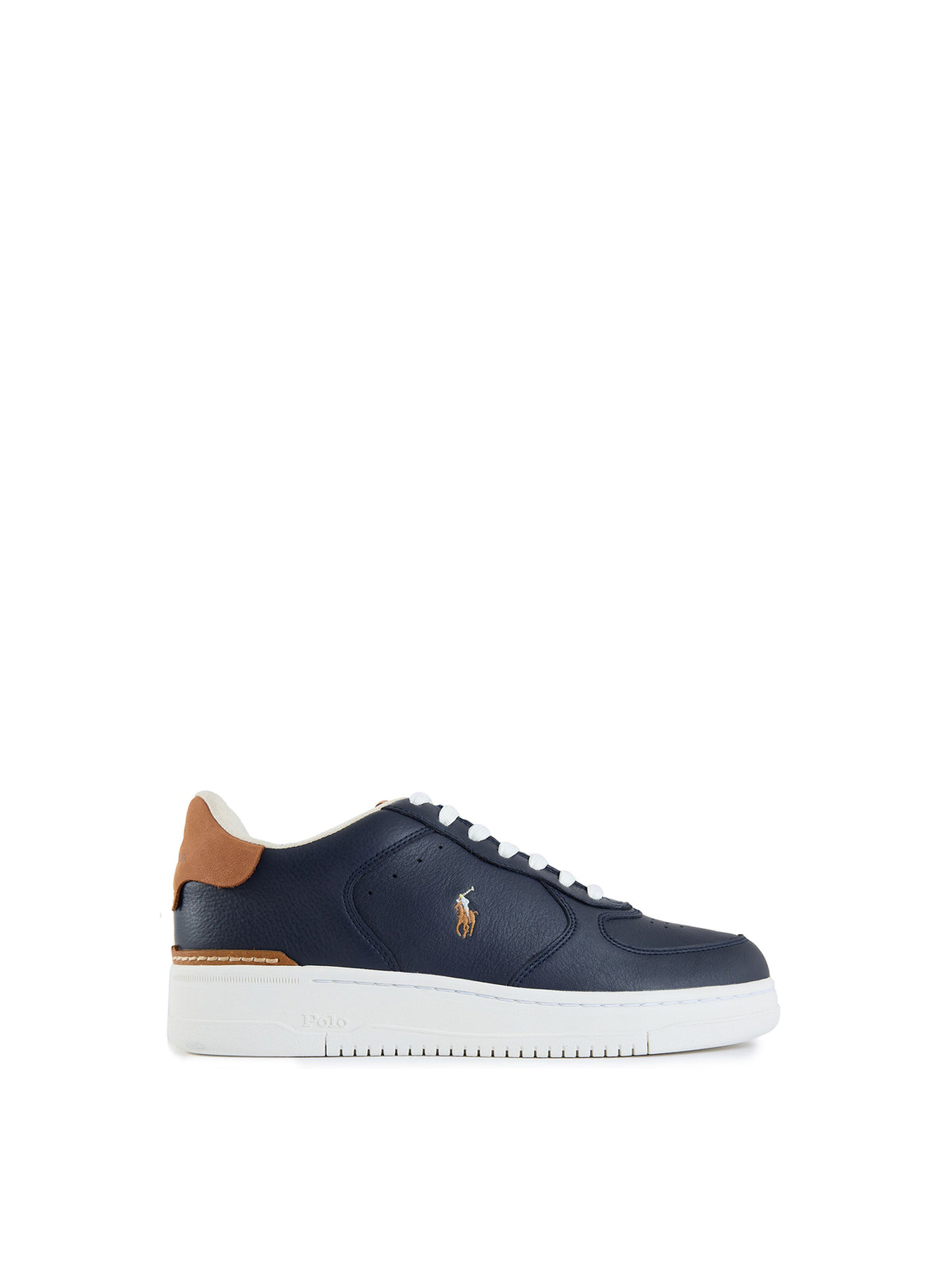 Masters Court Leather Trainers - Navy Blue