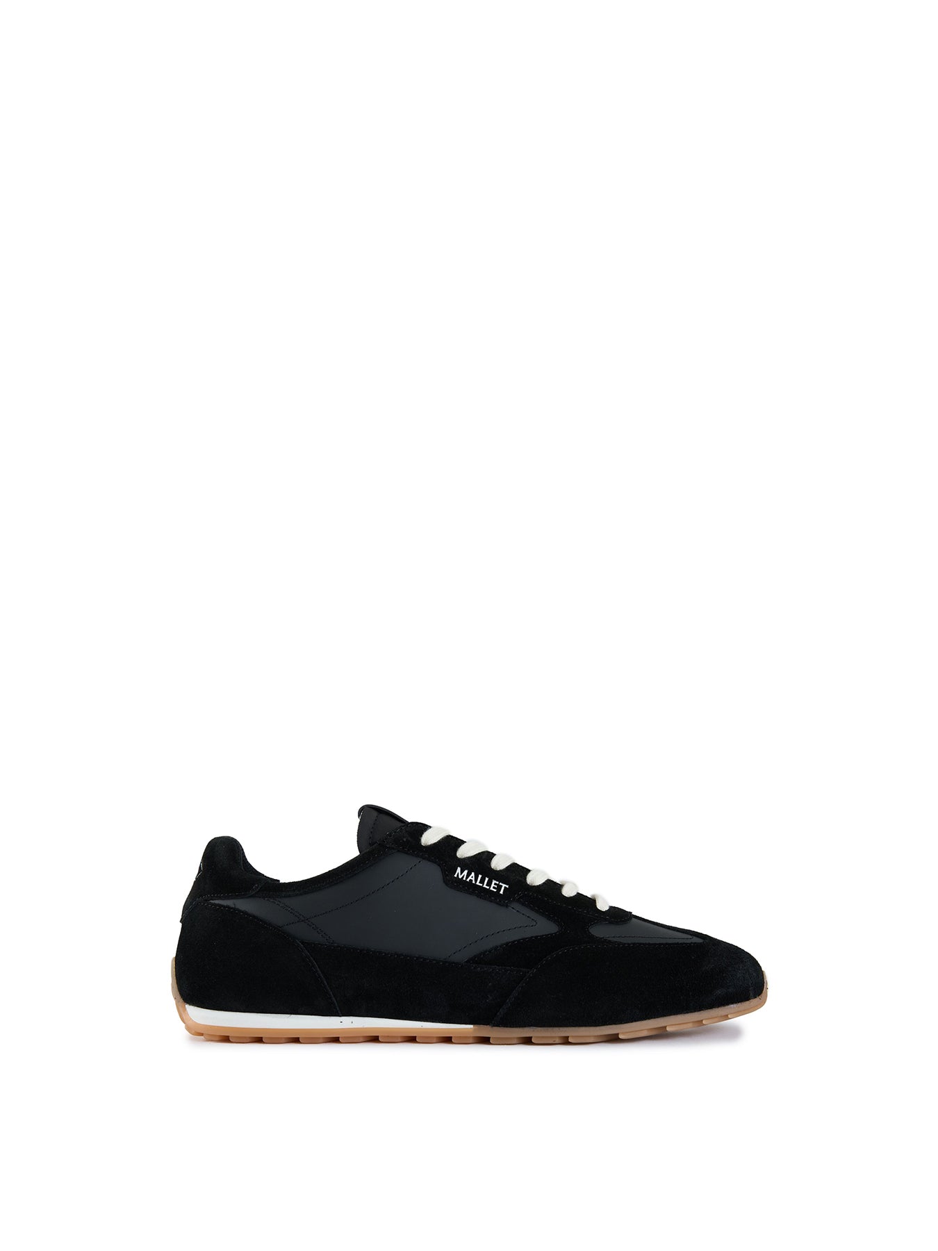 Penn Leather-Inspired Trainers - Black