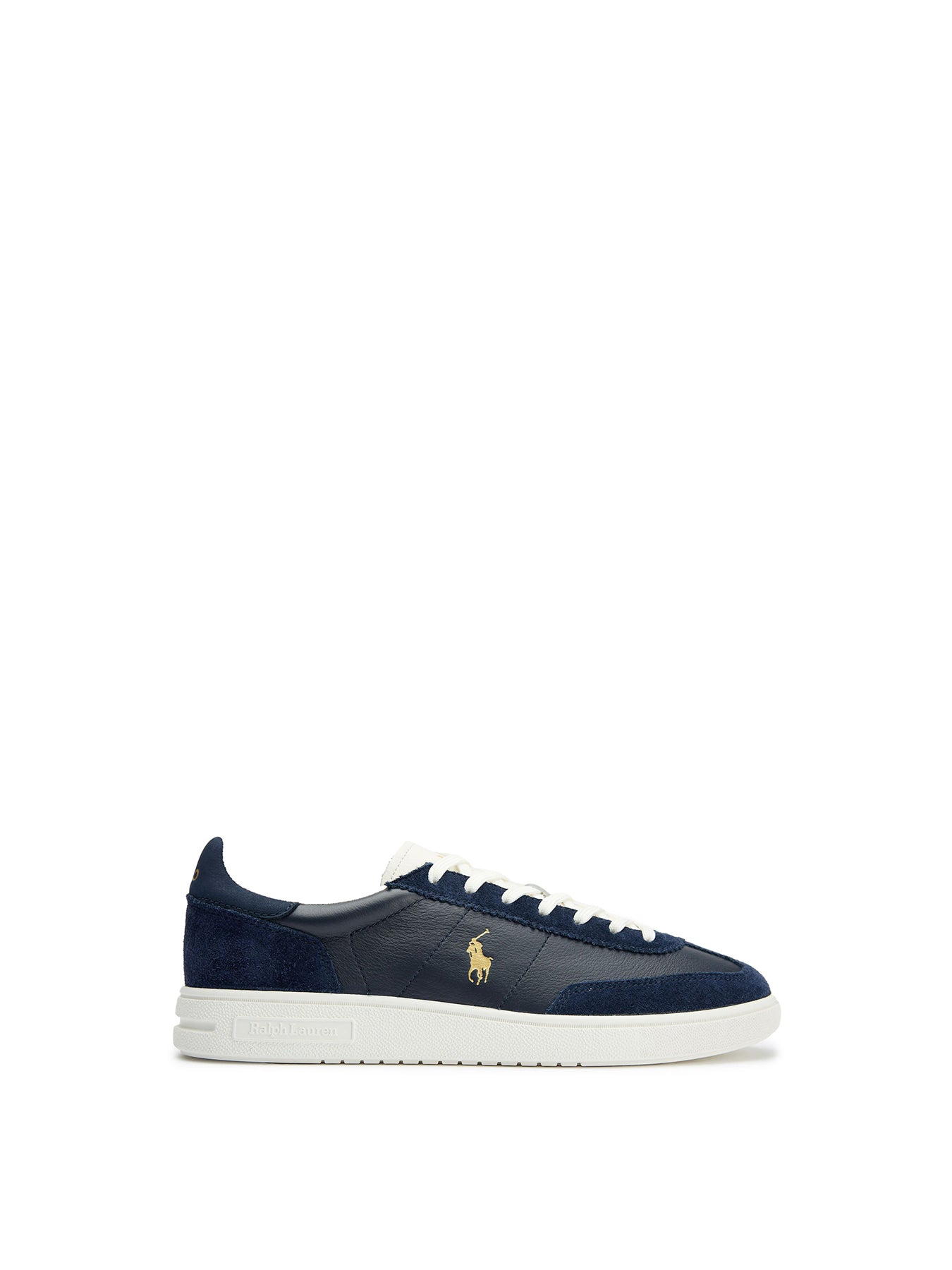 Bedford PP Leather-Inspired Trainers - Navy / White