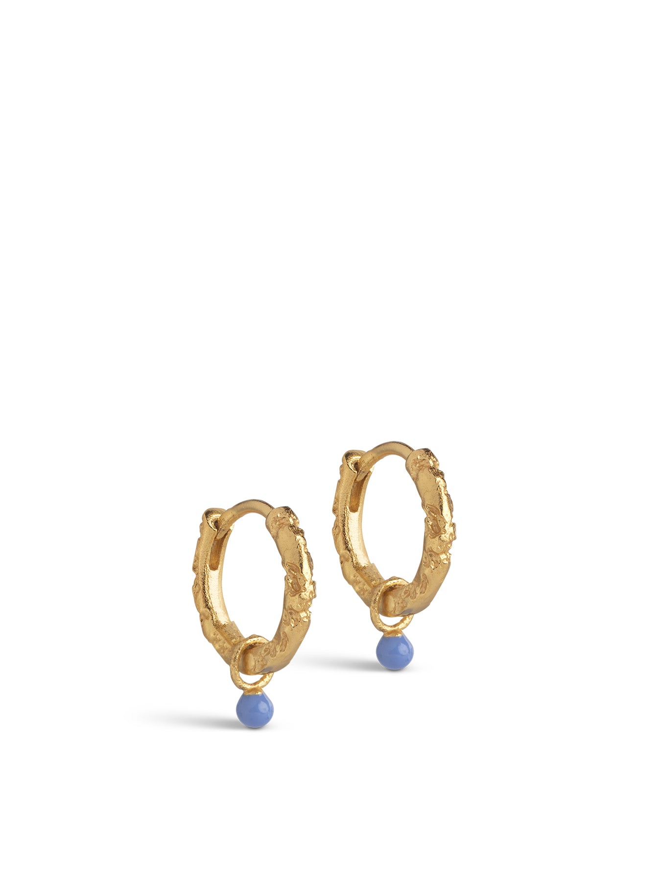 18kt Gold-Plated Belle Hoop Earrings