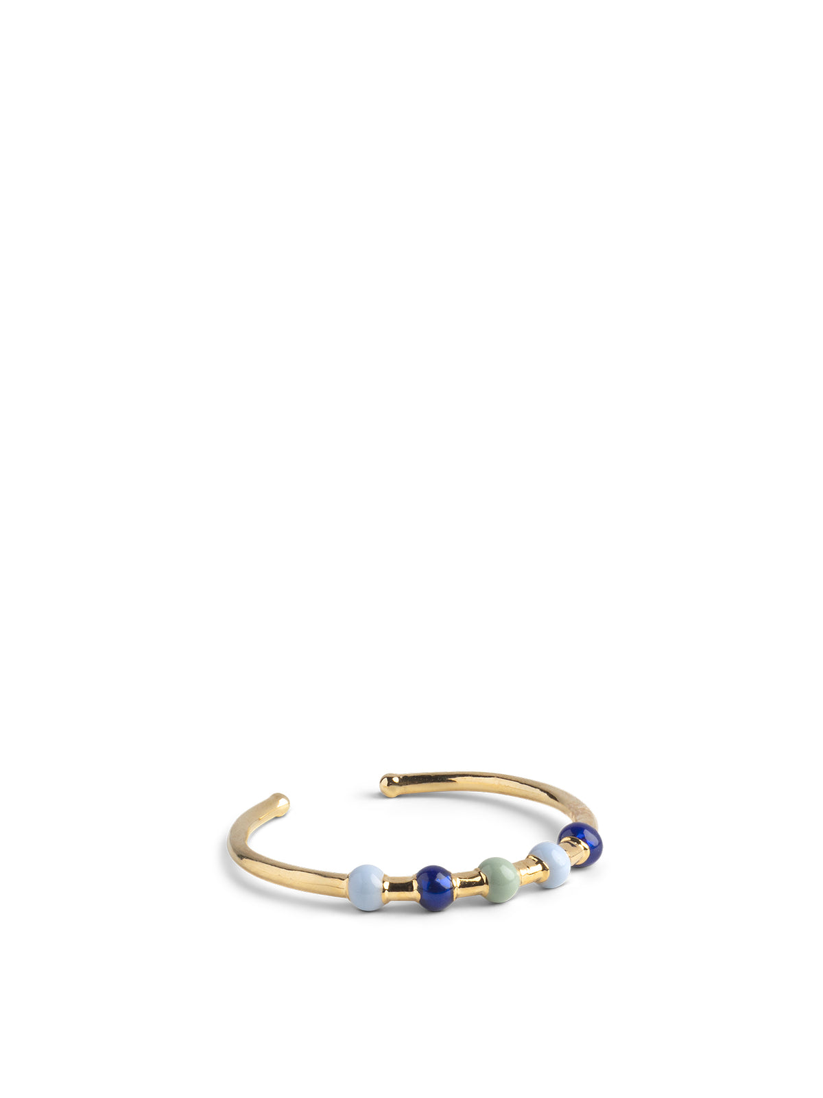 18kt Gold-Plated Lola Earthtone Adjustable Ring