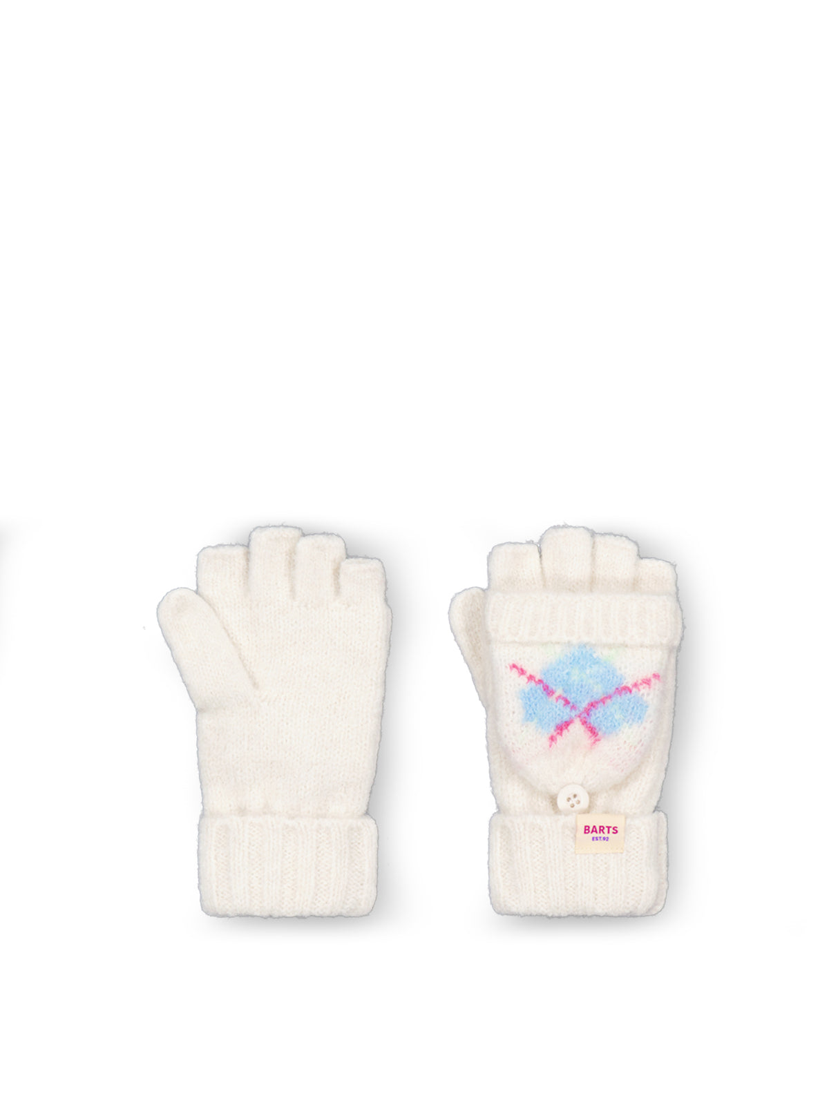 Wool Blend Flurina Bumgloves - Cream