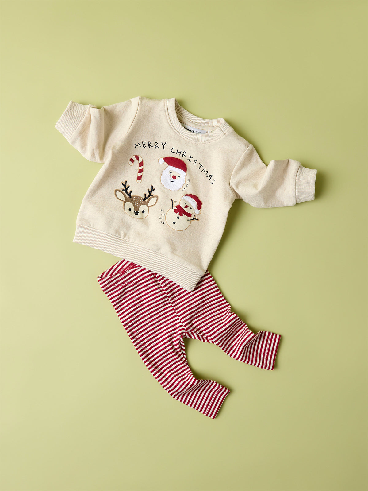 Baby Rular Organic Cotton Long-Sleeved Sweatshirt - Peyote Melange