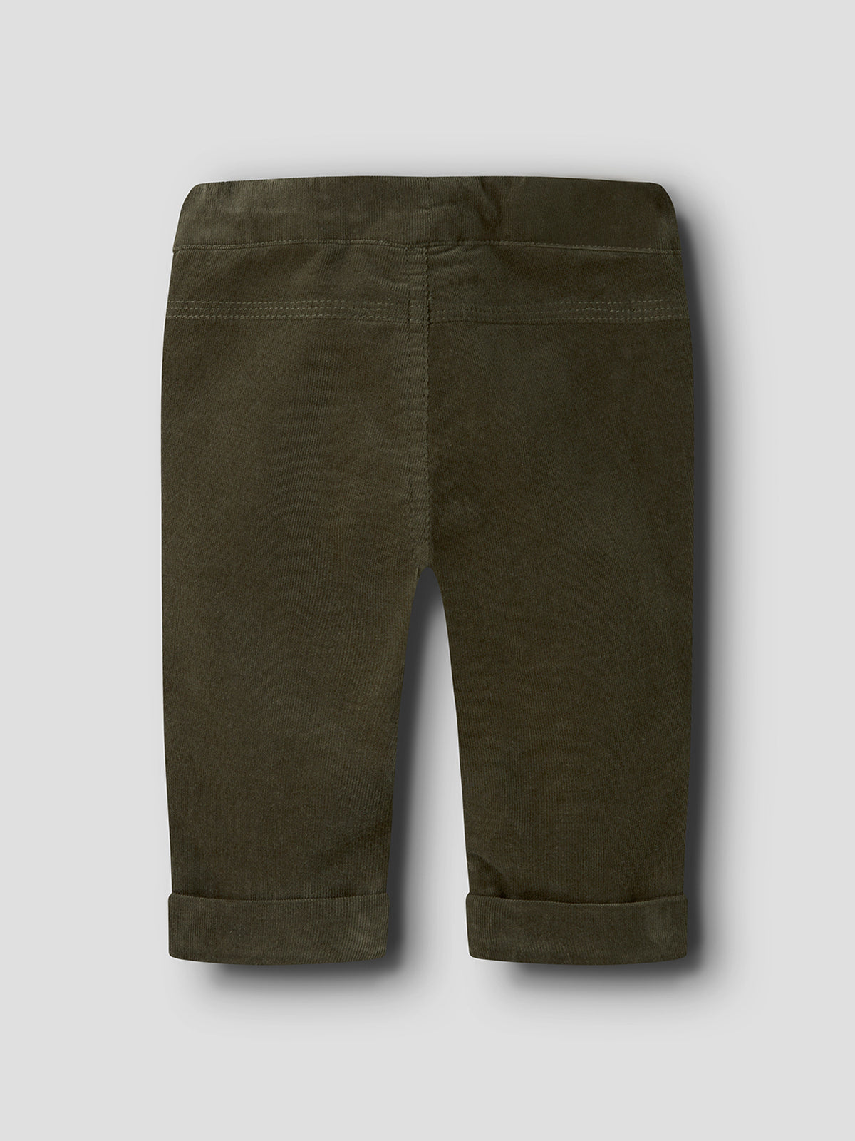 Baby Ben Cotton Corduroy Regular Fit Trousers - Olive Night