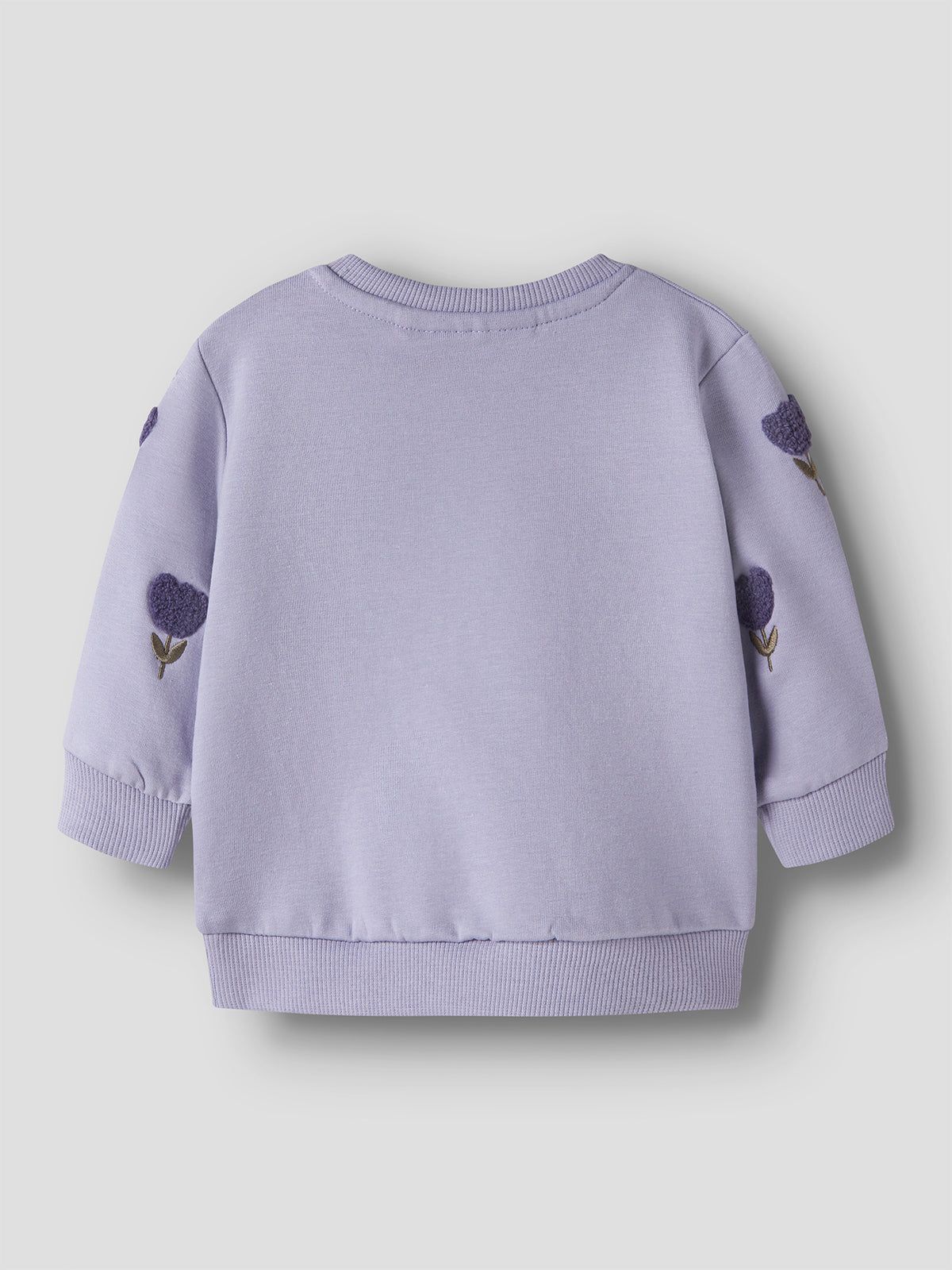 Baby Oditte Organic Cotton Long-Sleeved Sweatshirt - Heirloom Lilac