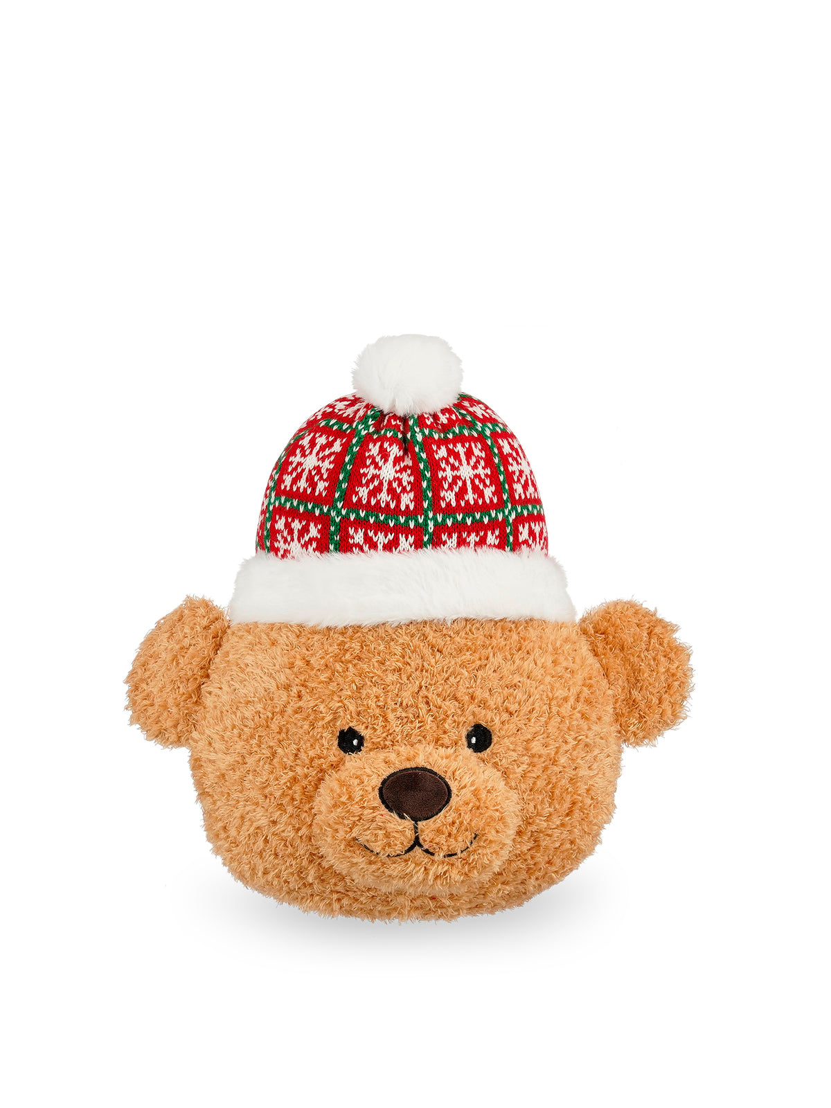 Bear Cushion 31cm - Brown